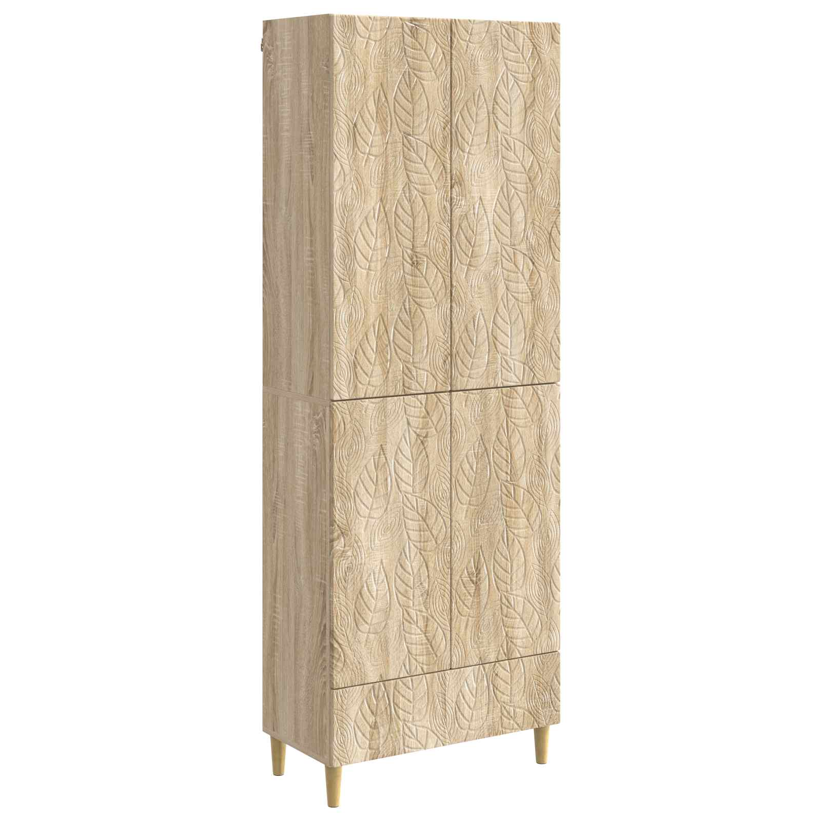 vidaXL Kastenset 2 pcs Zwart Bewerkt hout