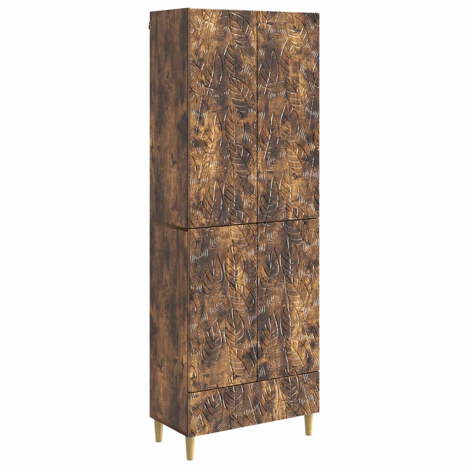 vidaXL Kastenset 2 pcs Zwart Bewerkt hout