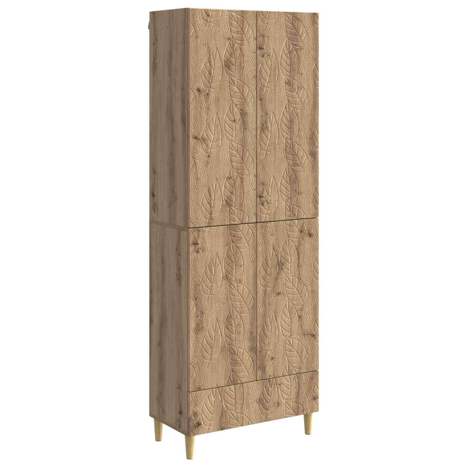 vidaXL Kastenset 2 pcs Zwart Bewerkt hout