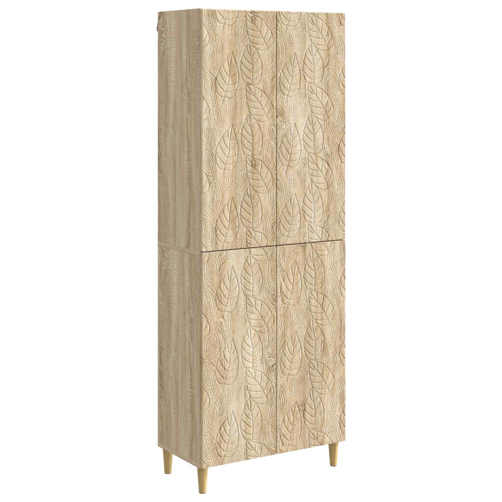 vidaXL Kastenset 2 pcs Zwart Bewerkt hout
