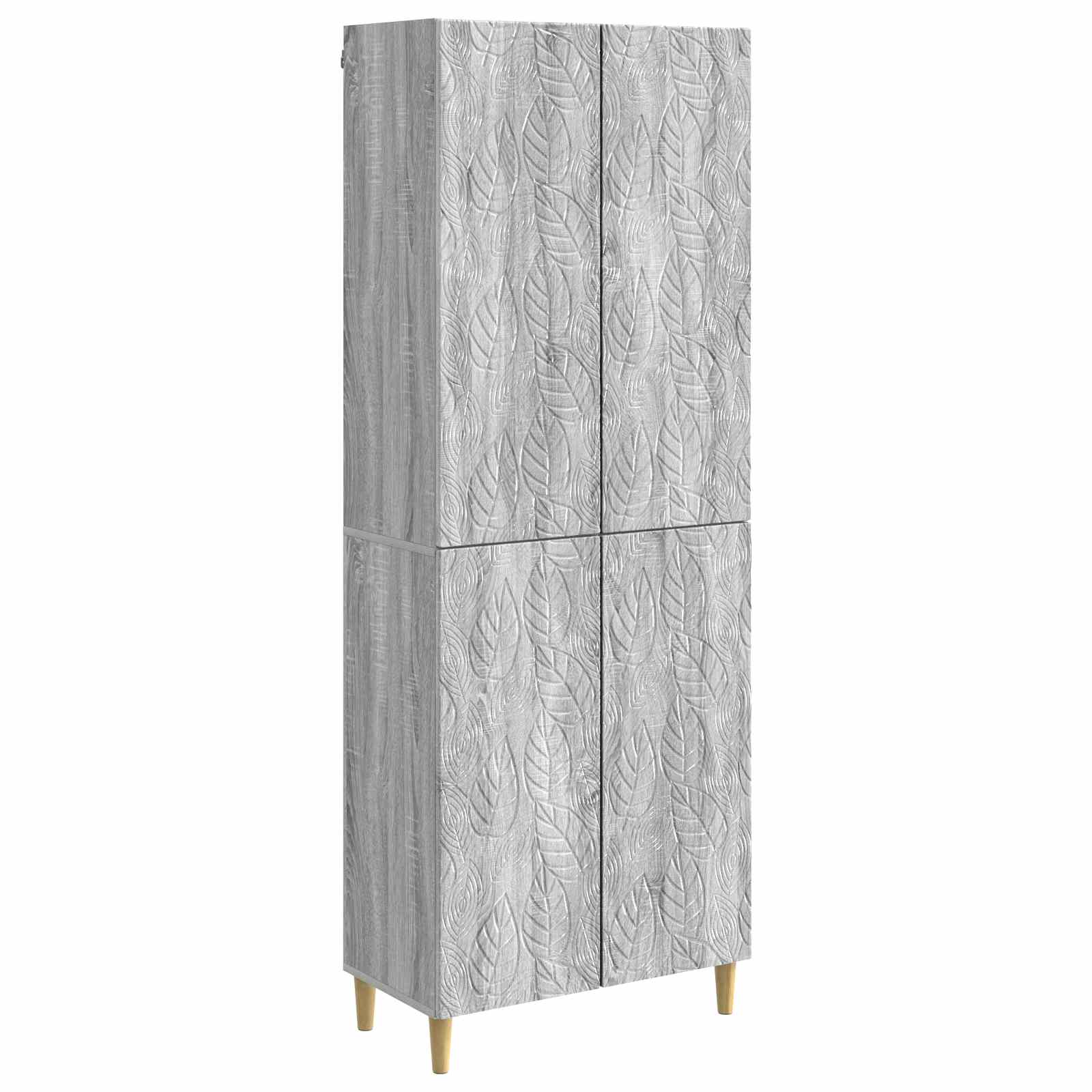 vidaXL Kastenset 2 pcs Zwart Bewerkt hout