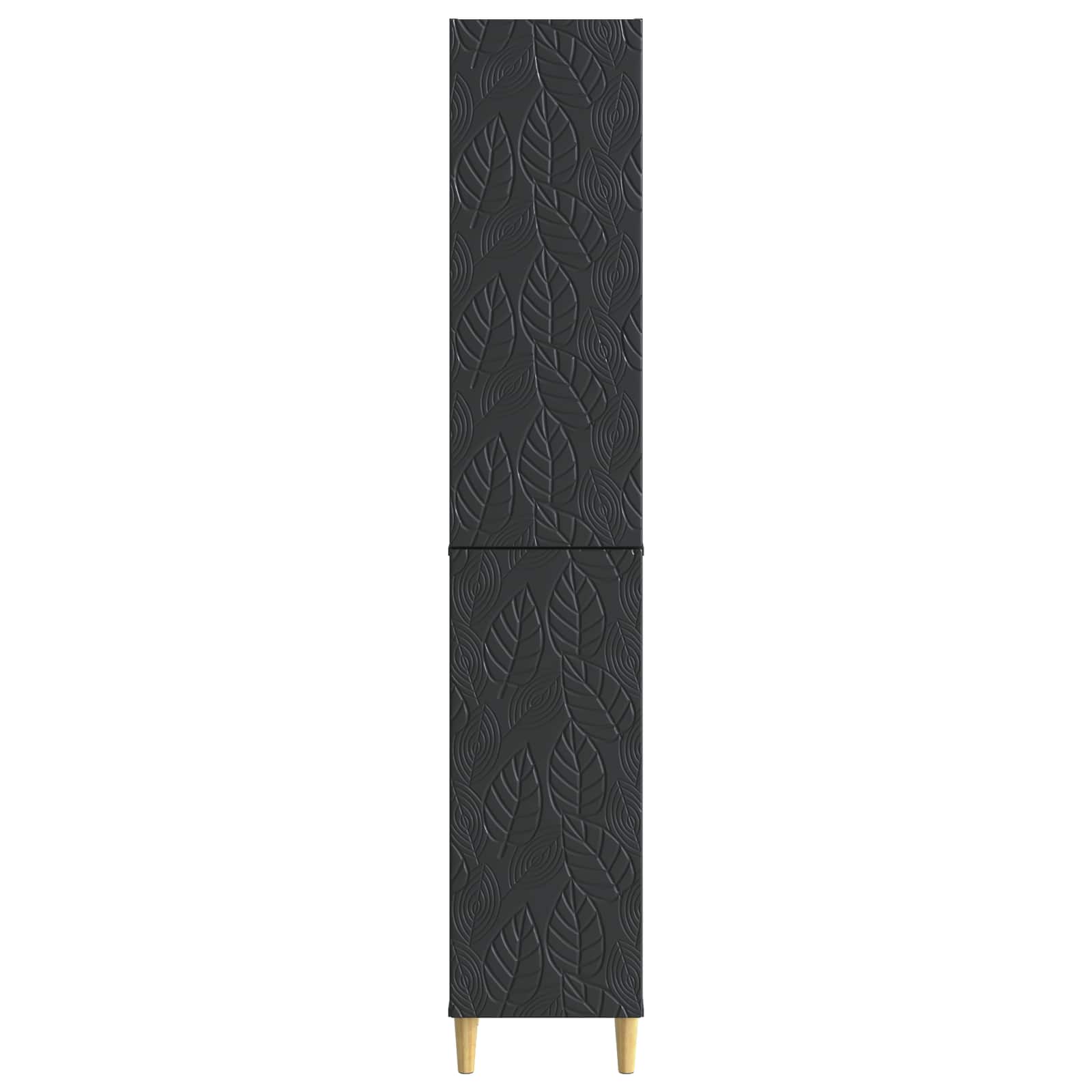 vidaXL Kastenset 2 pcs Zwart Bewerkt hout