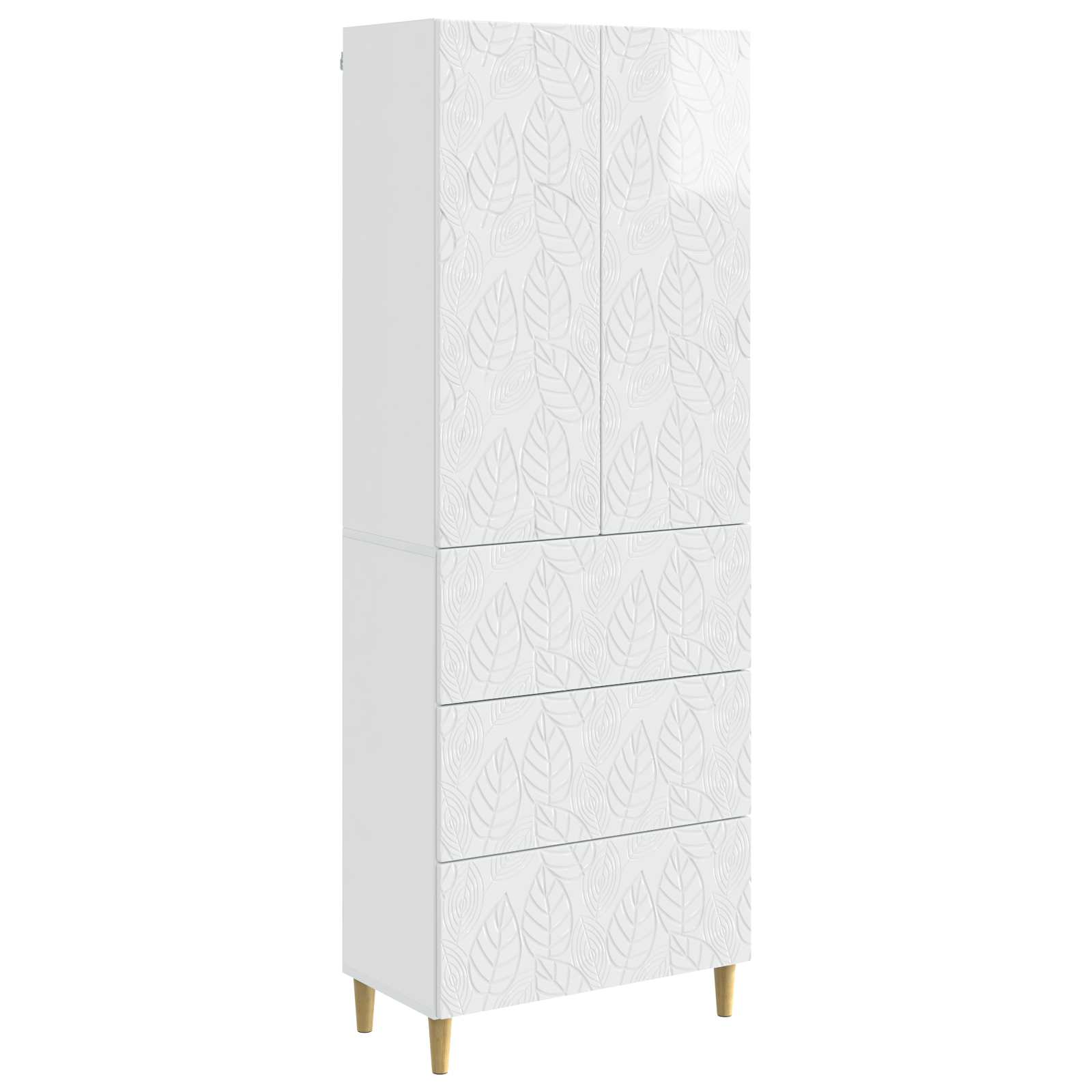 vidaXL Kastenset 2 pcs Zwart 66 x 34,5 x 90 cm Bewerkt hout