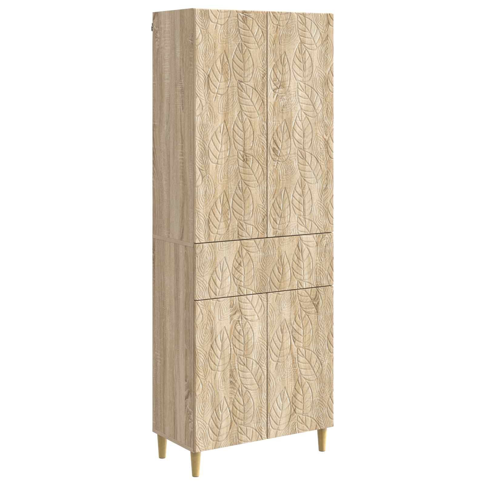 vidaXL Kastenset 2 pcs Zwart Bewerkt hout