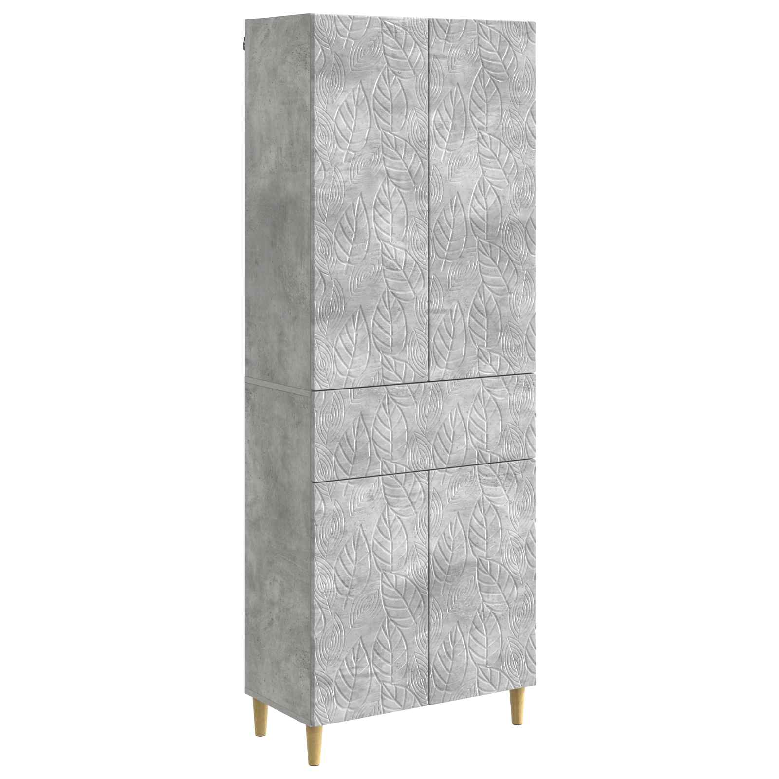 vidaXL Kastenset 2 pcs Zwart Bewerkt hout
