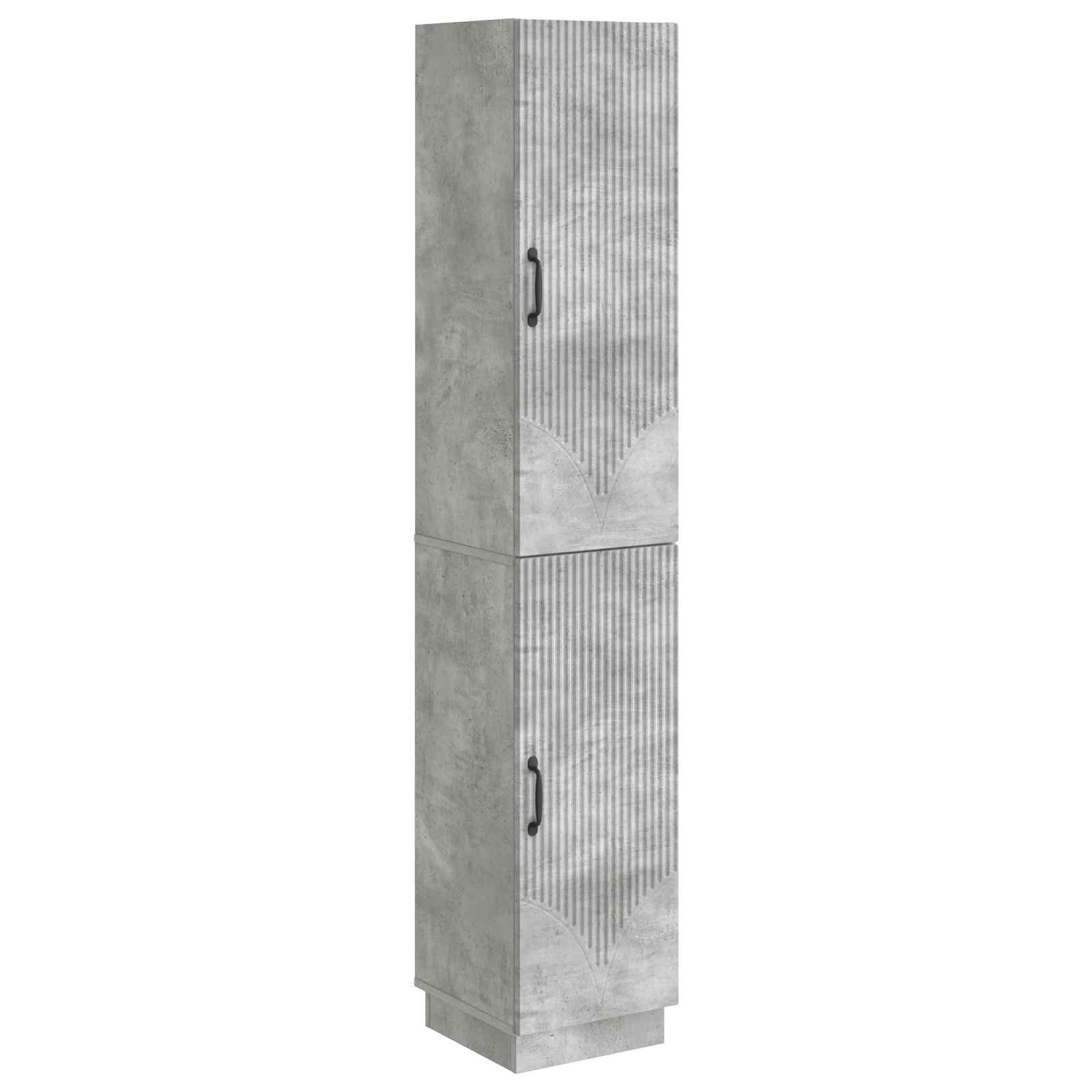 vidaXL Kastenset 2 pcs Zwart Bewerkt hout