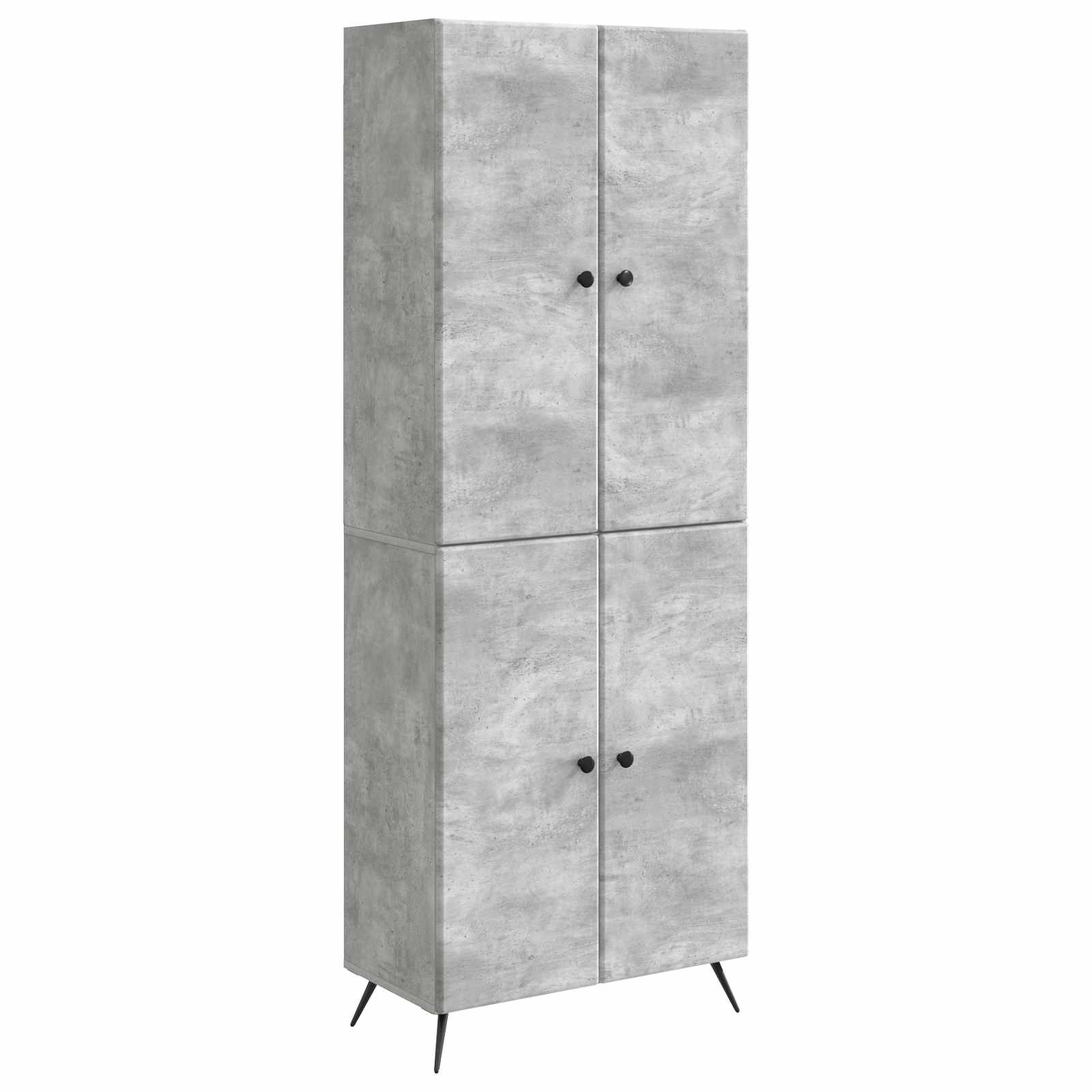 vidaXL Kastenset 2 pcs Zwart Bewerkt hout