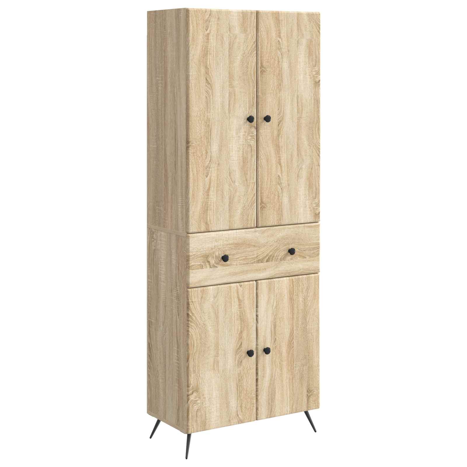 vidaXL 2 pcs Zwart