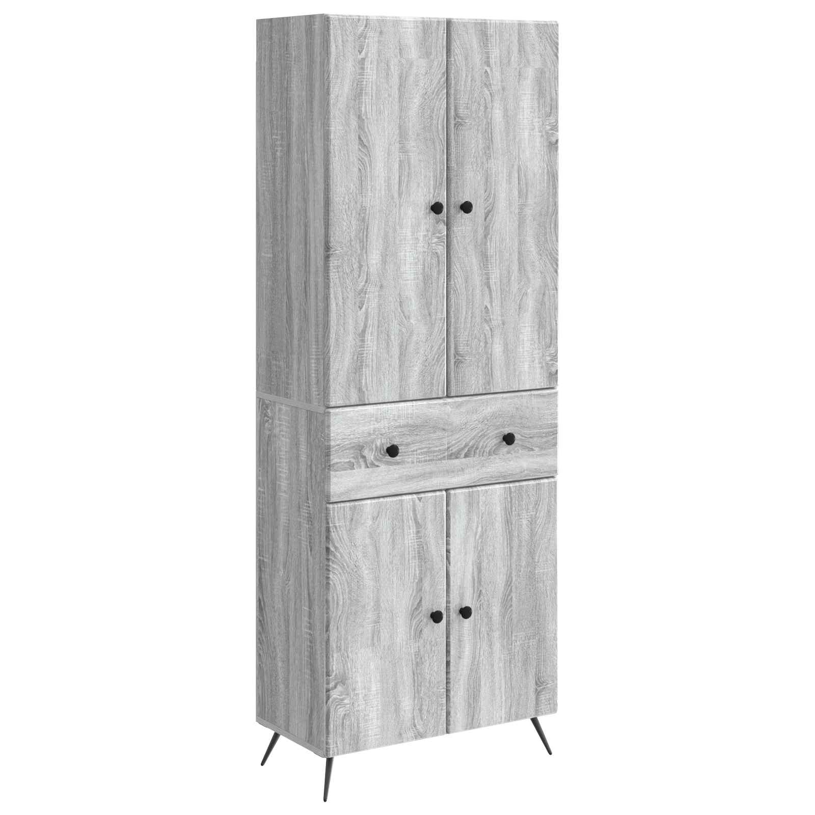 vidaXL 2 pcs Zwart
