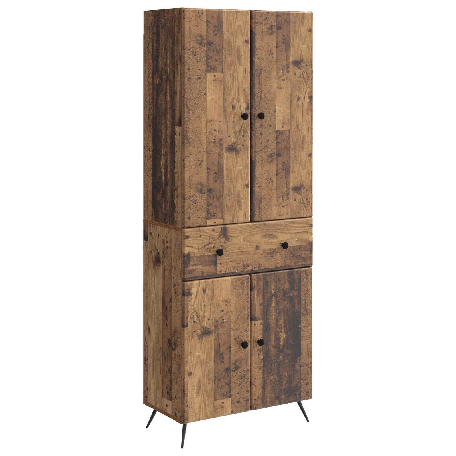 vidaXL 2 pcs Zwart