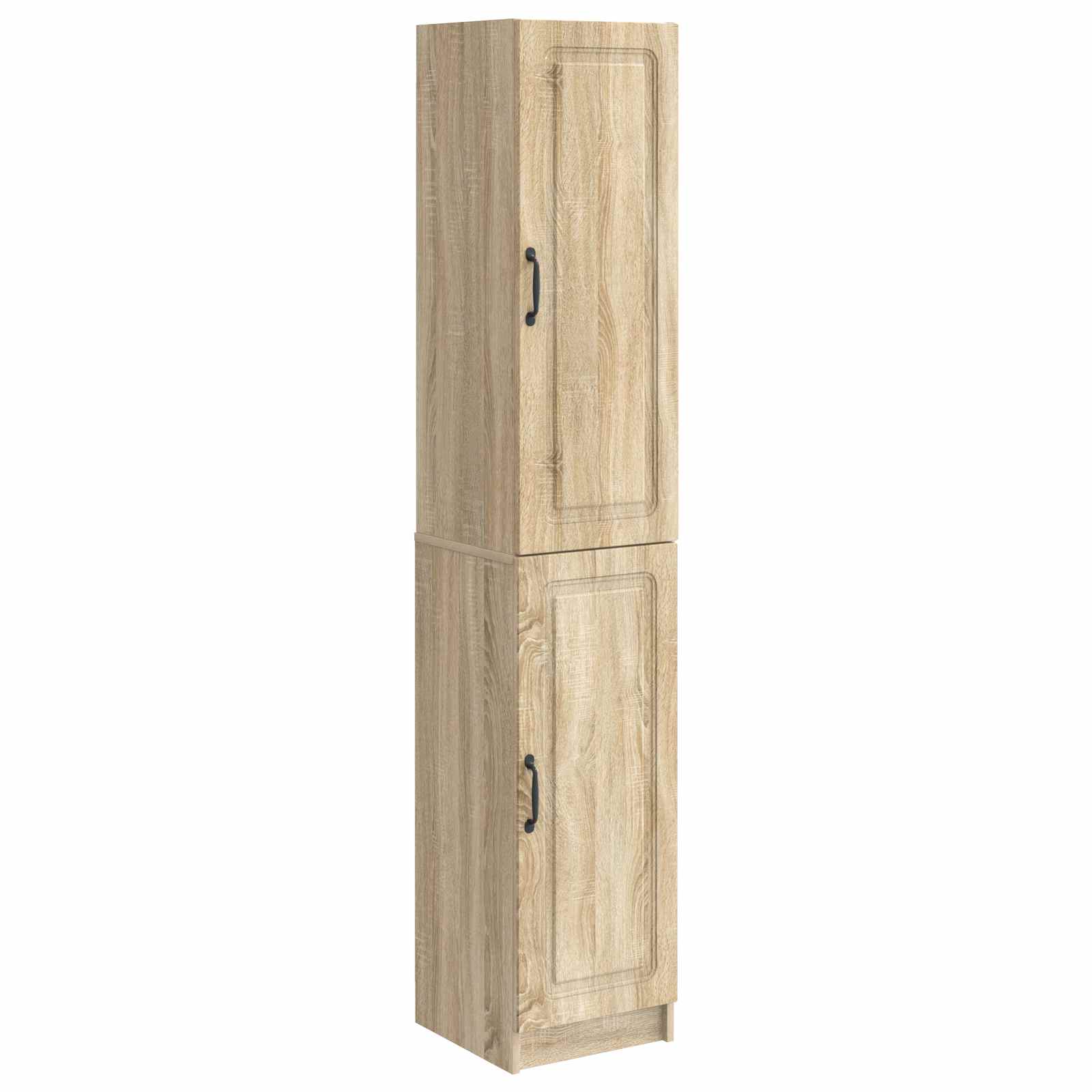 vidaXL Kastenset 2 pcs Zwart Bewerkt hout