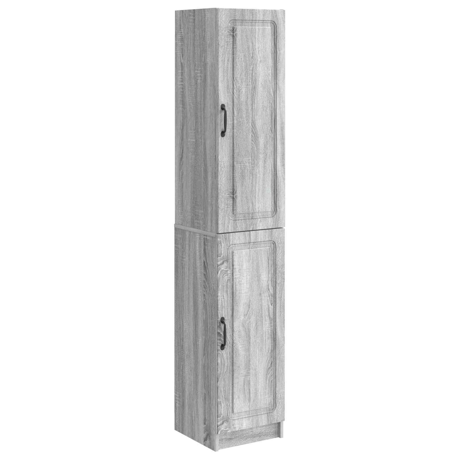 vidaXL Kastenset 2 pcs Zwart Bewerkt hout