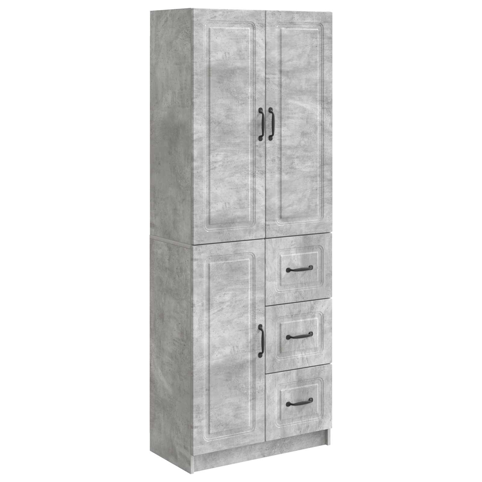 vidaXL Kastenset 2 pcs Sonoma Eiken Bewerkt hout