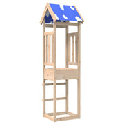 vidaXL Speeltoren Bruin 52,5 x 46,5 x 208 cm Massief grenenhout