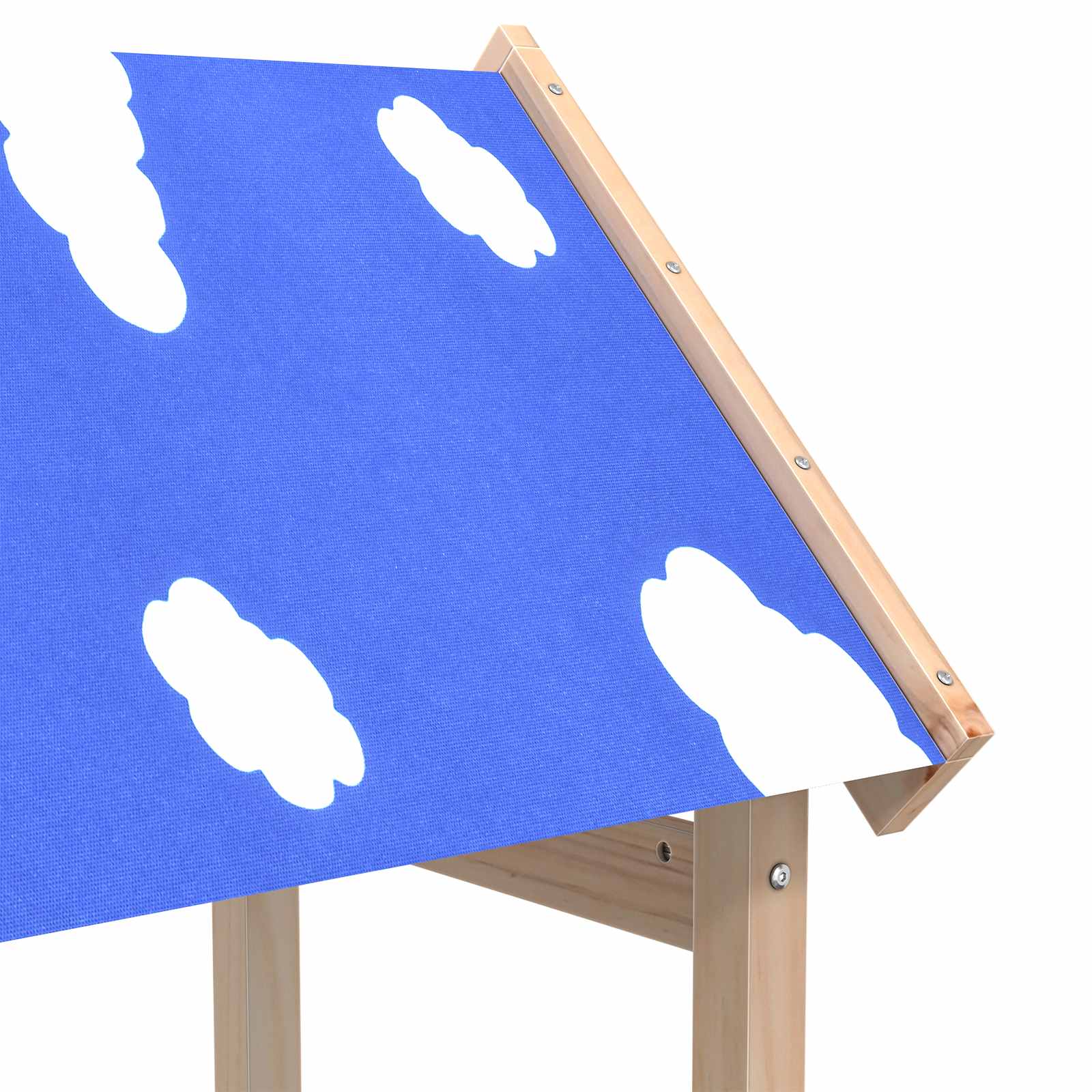 vidaXL Speeltoren Bruin 52,5 x 46,5 x 195 cm Massief grenenhout