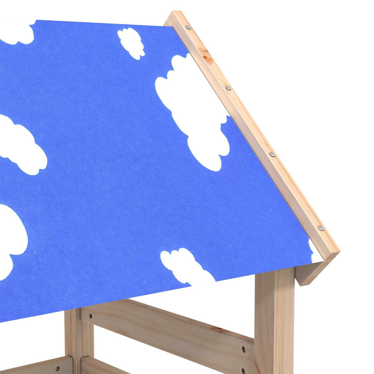 vidaXL Speeltoren Bruin 110,5 x 52,5 x 215cm Massief grenenhout