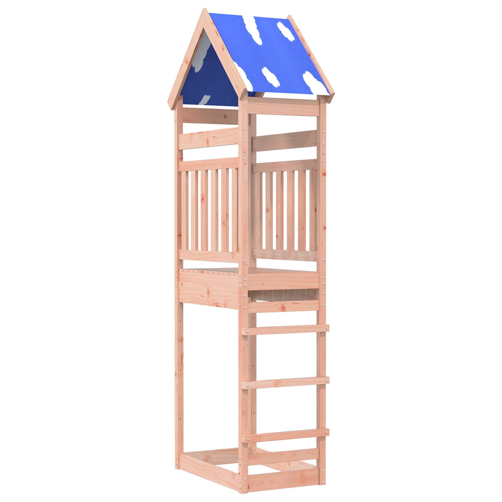vidaXL Speeltoren Bruin 52,5 x 85 x 265 cm Massief grenenhout