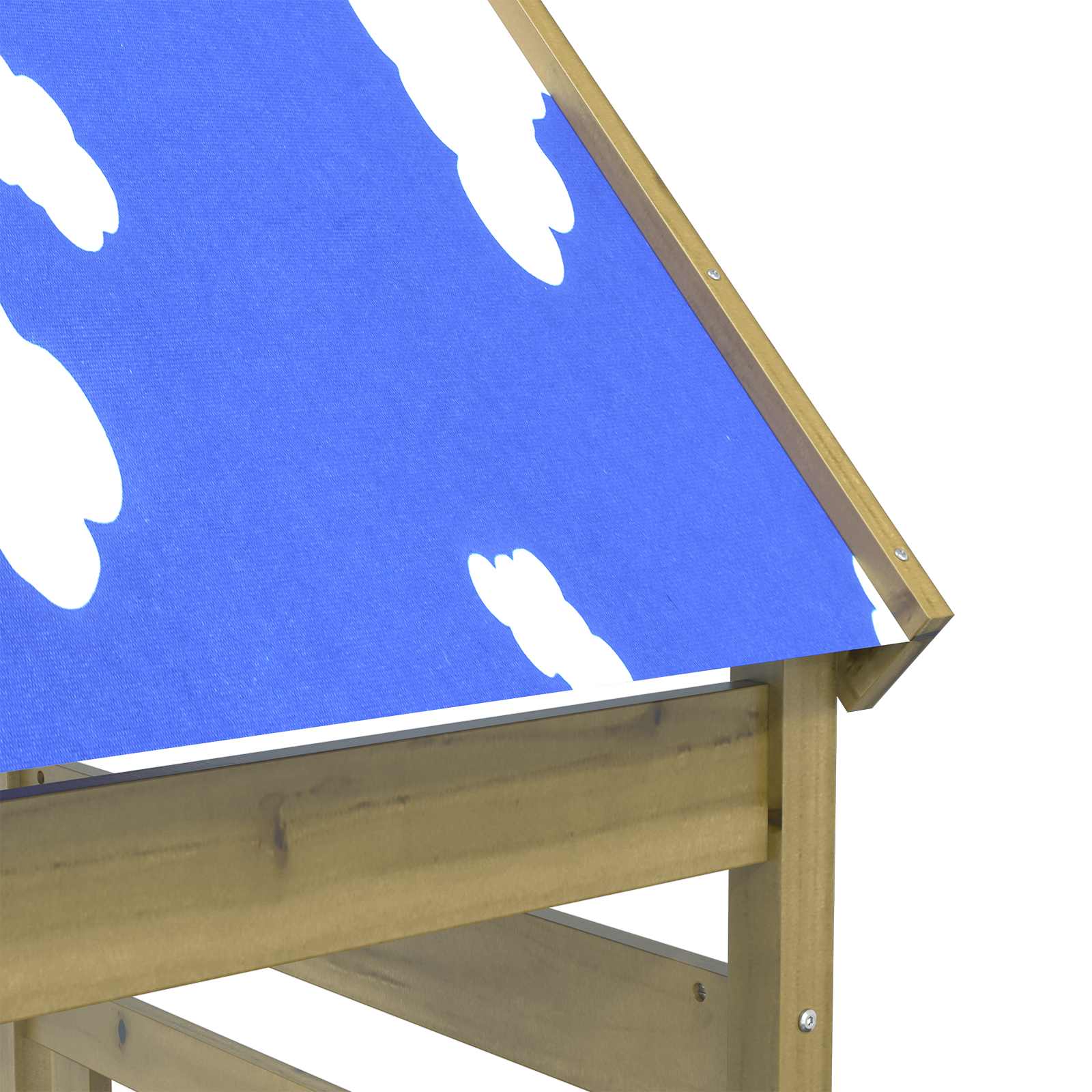 vidaXL Speeltoren Bruin 52,5 x 85 x 265 cm Massief grenenhout