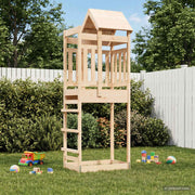 vidaXL Speeltoren Bruin 52,5 x 85 x 238 cm Massief grenenhout
