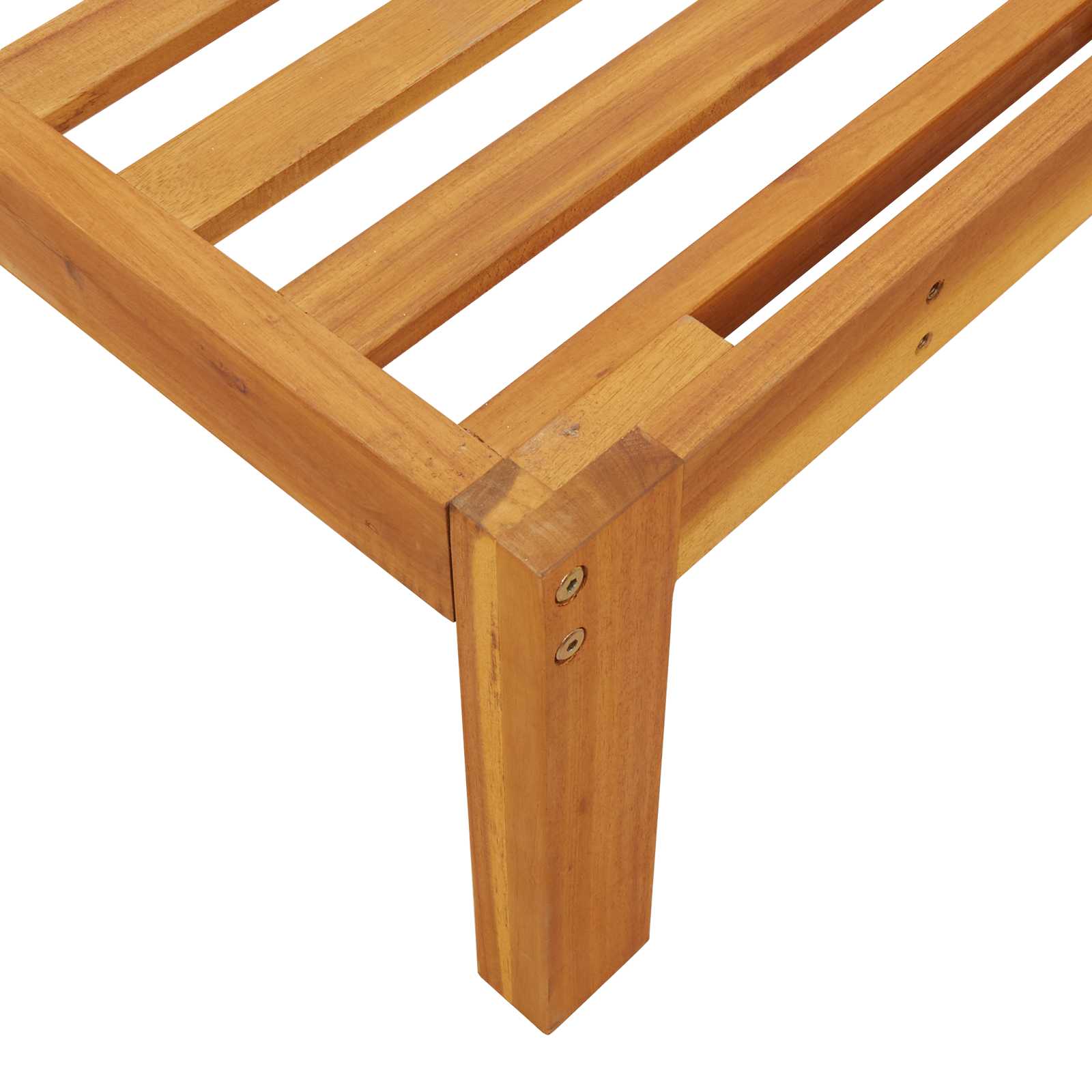 vidaXL Bankstel Effen Antraciet 131,5 x 92 x 69 cm Massief Acaciahout