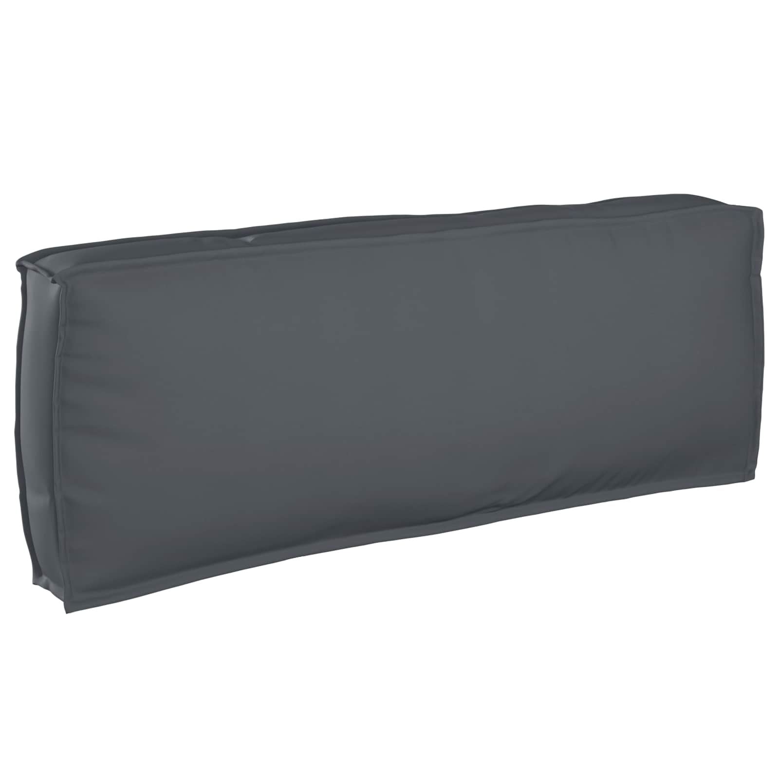 vidaXL Bankstel Effen Antraciet 131,5 x 92 x 69 cm Massief Acaciahout