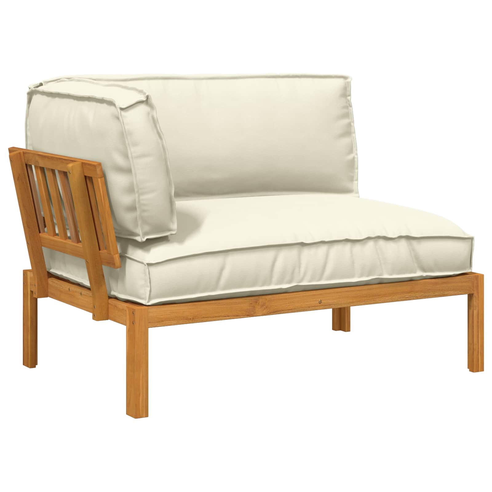 vidaXL Bankstel Effen Antraciet 131,5 x 92 x 69 cm Massief Acaciahout