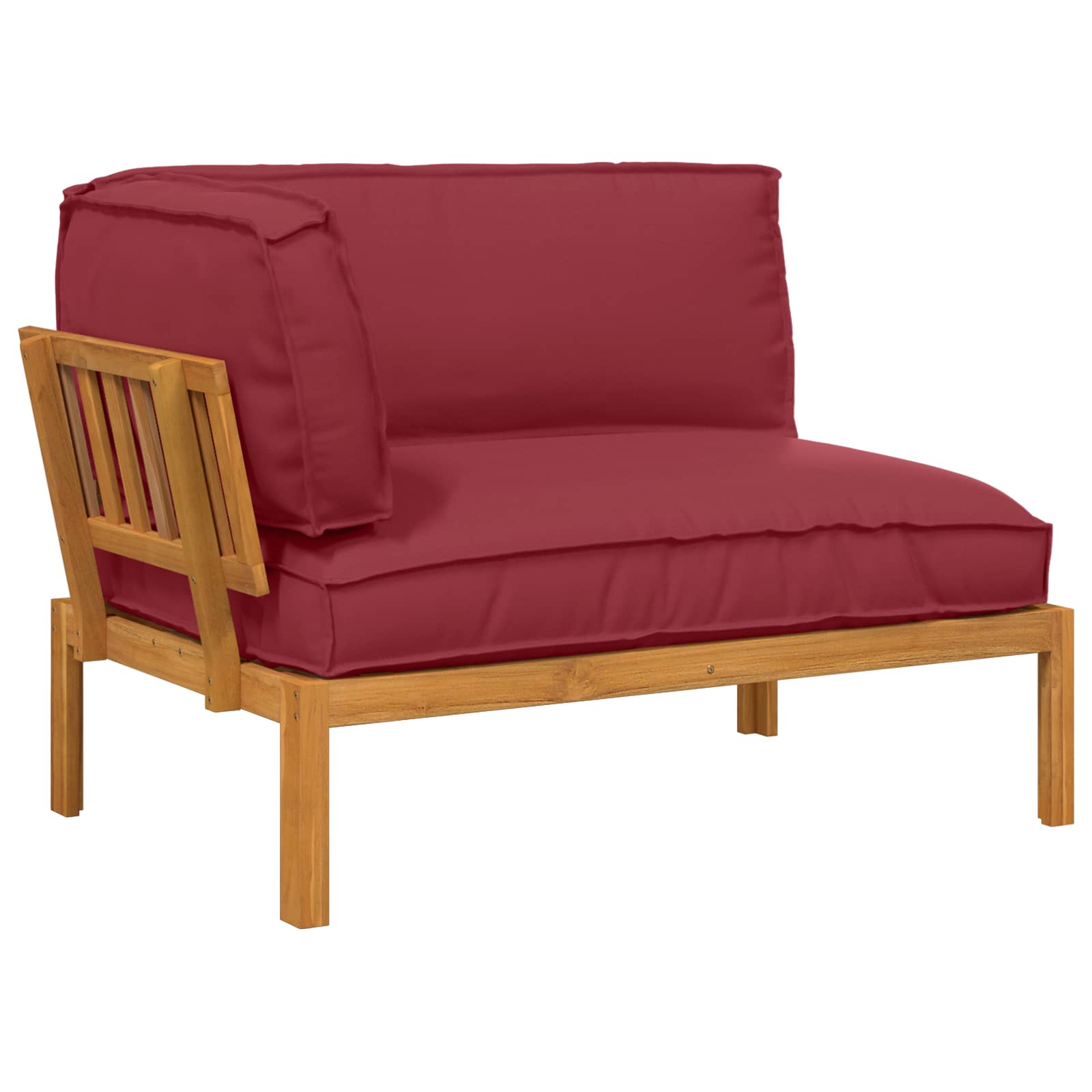 vidaXL Bankstel Effen Antraciet 131,5 x 92 x 69 cm Massief Acaciahout