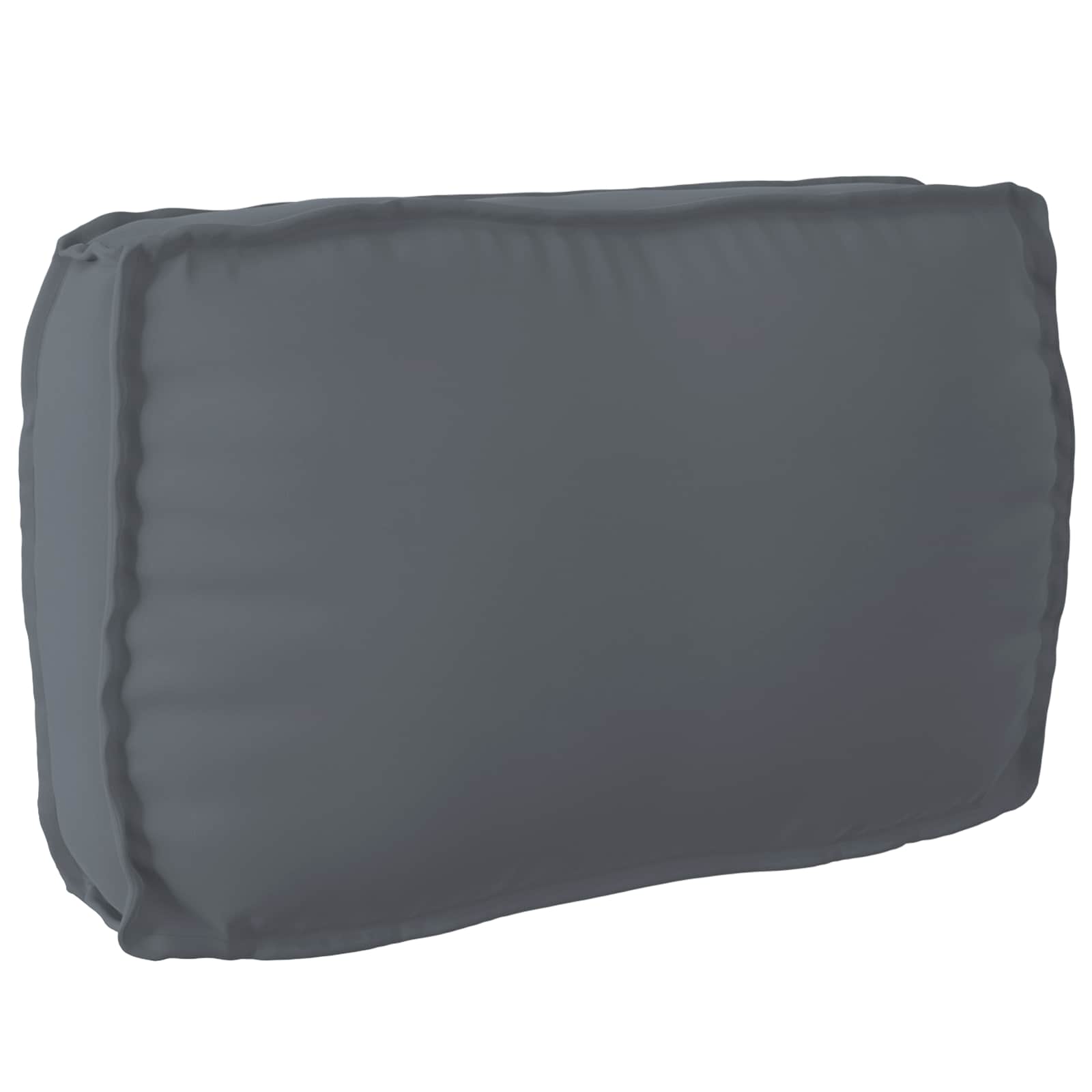 vidaXL Bankstel met kussen 3 pcs Bladpatroon Massief Acaciahout