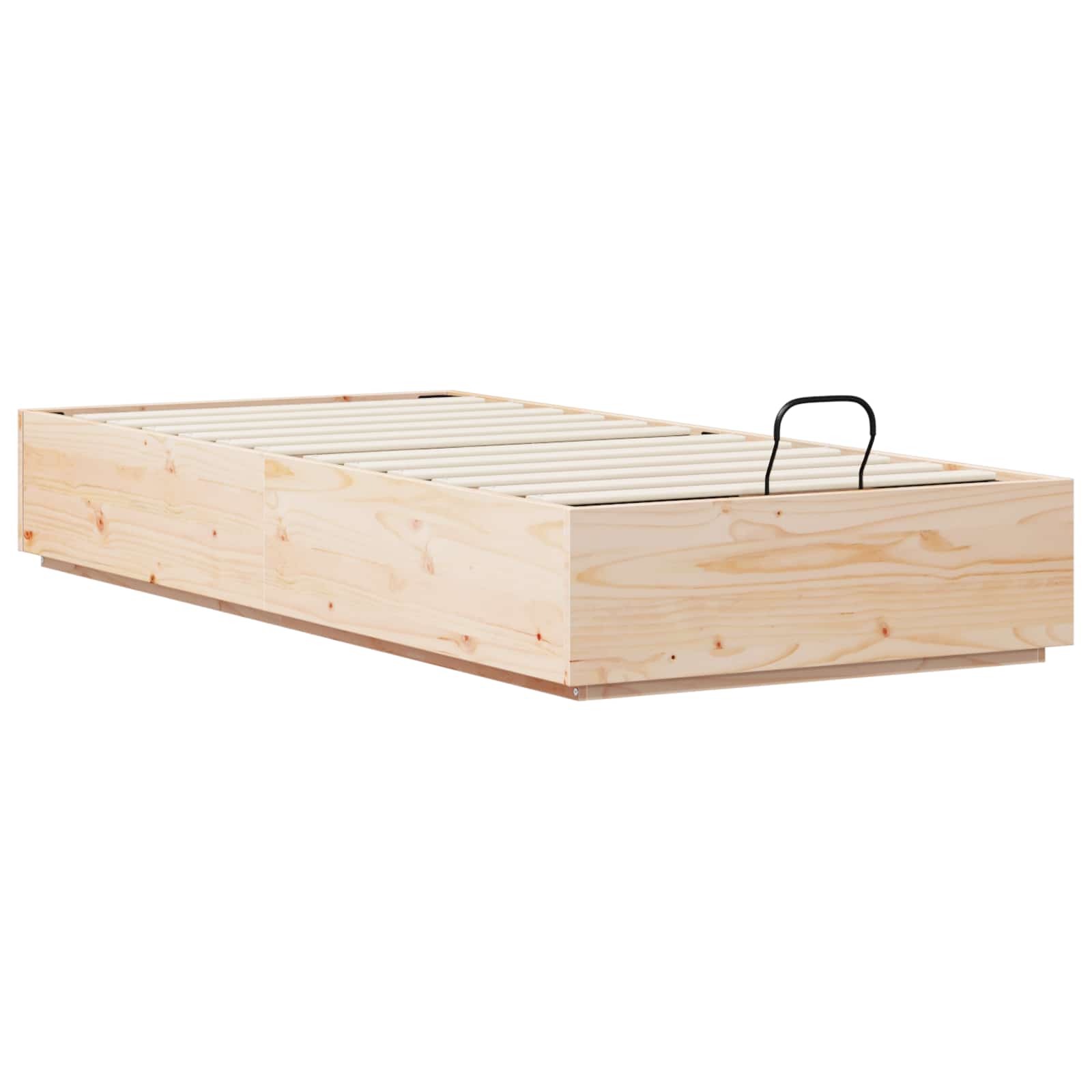 vidaXL Ottoman Bedframe Naturel 80 x 200 cm Massief grenenhout