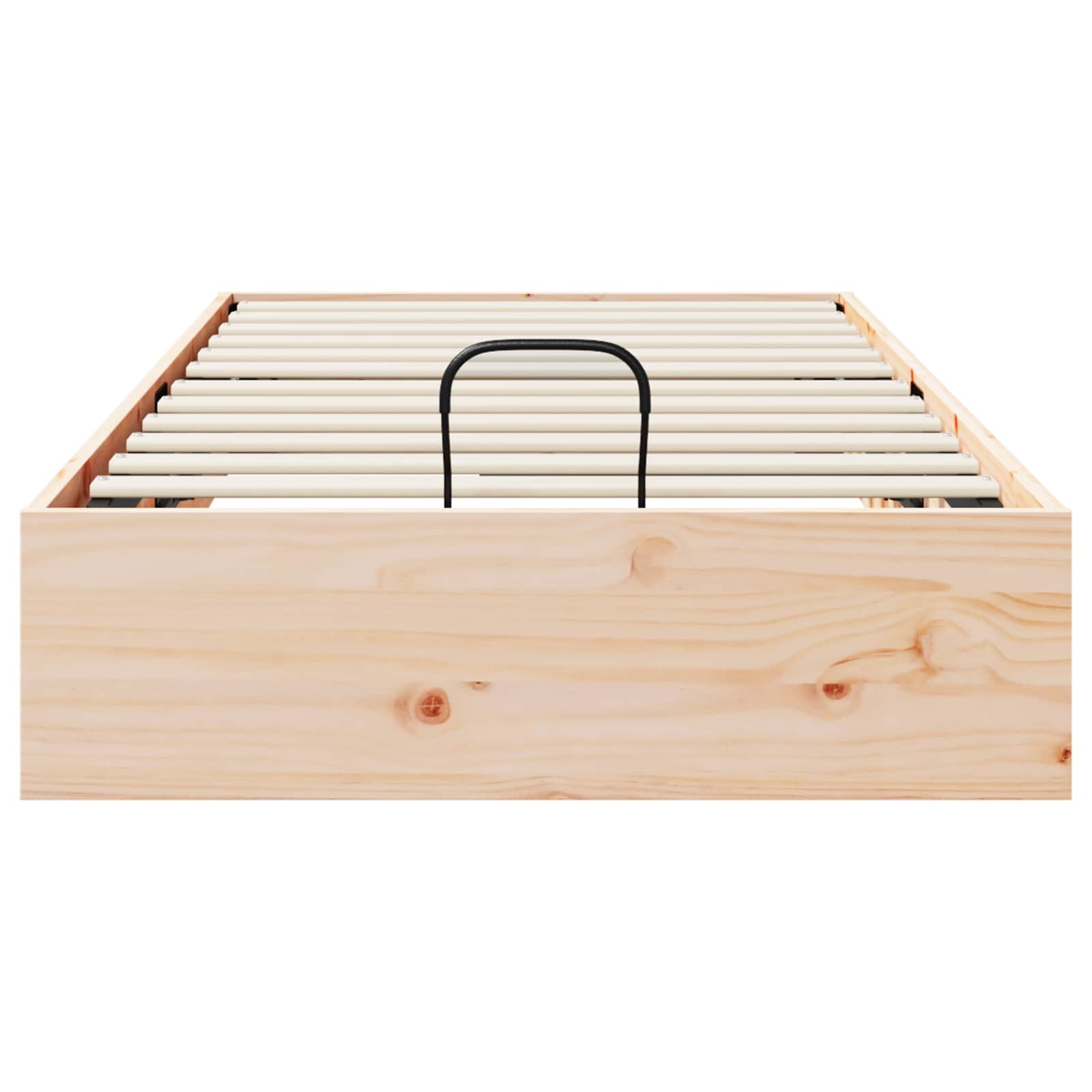 vidaXL Ottoman Bedframe met Opslag 2 pcs Naturel 70 x 190 cm