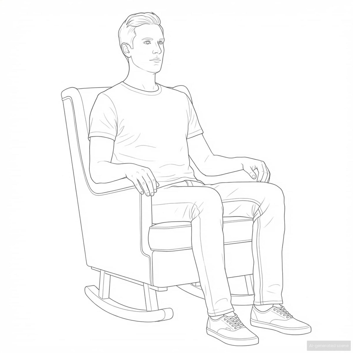 vidaXL Fauteuil met Voetenbank 2 st Lichtgrijs Stof