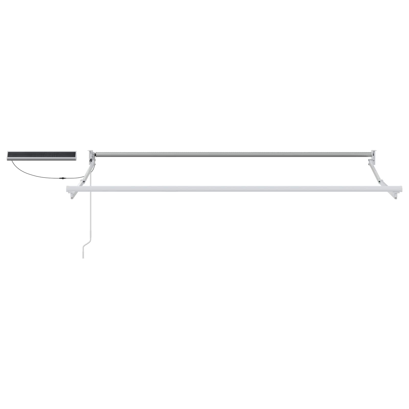 vidaXL Elektrisch zonnescherm Oranje en Zwart 3,5 x 2 m Aluminium