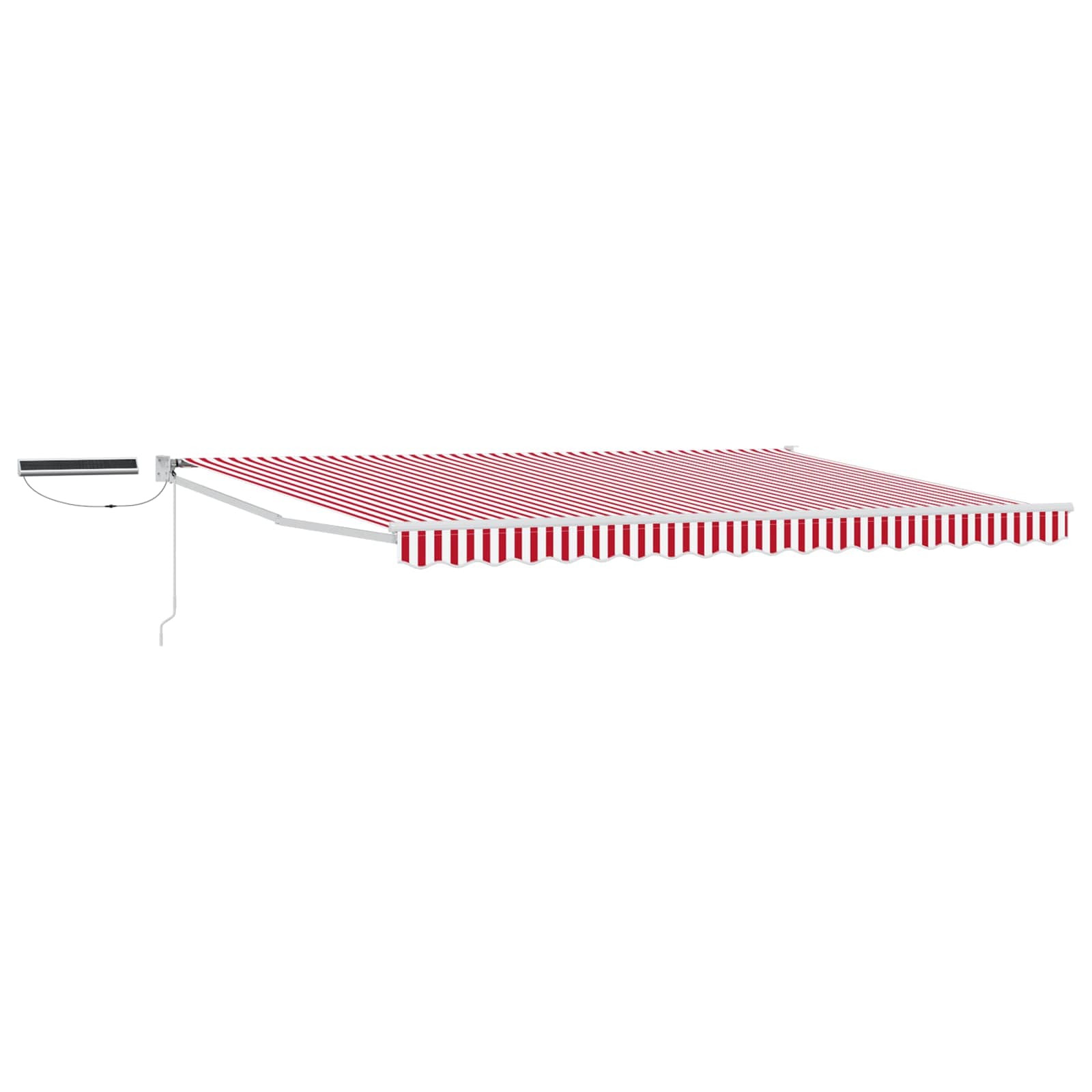 vidaXL Elektrisch zonnescherm Oranje en Zwart 3,5 x 2 m Aluminium