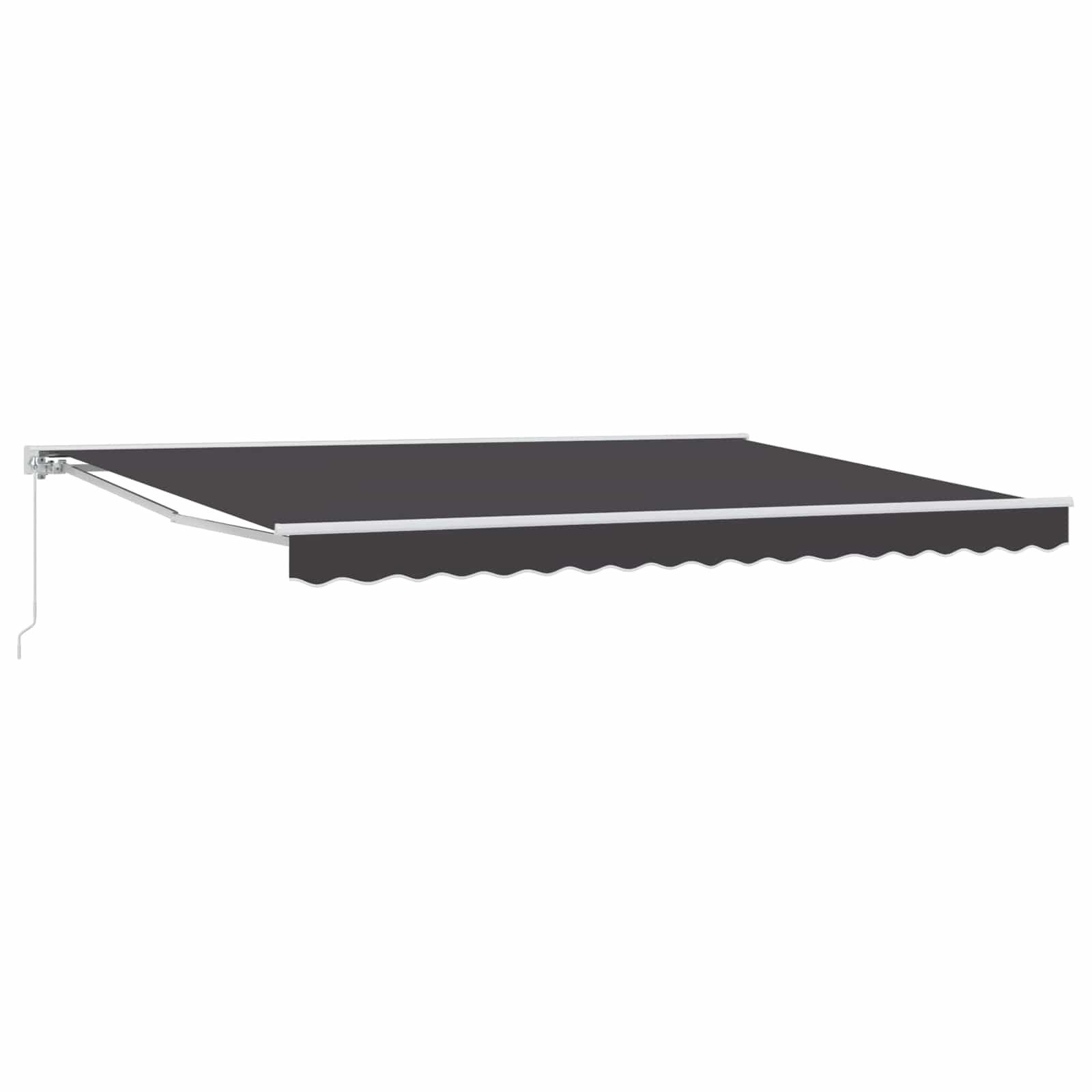 vidaXL Automatische Uittrekbare Zonwering in Geel en Wit, 300 x 200 cm