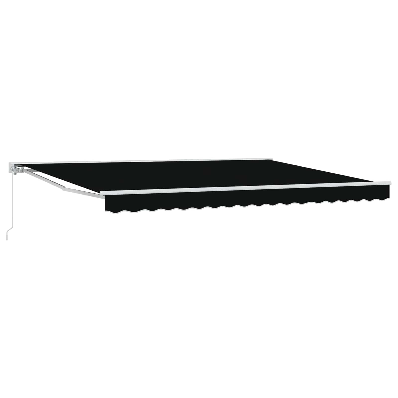 vidaXL Automatische Uittrekbare Zonwering in Geel en Wit, 300 x 200 cm