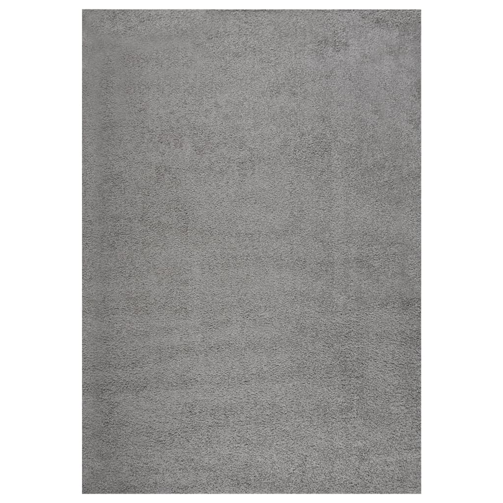 vidaXL Vloerkleed shaggy hoogpolig 80x150 cm zwart