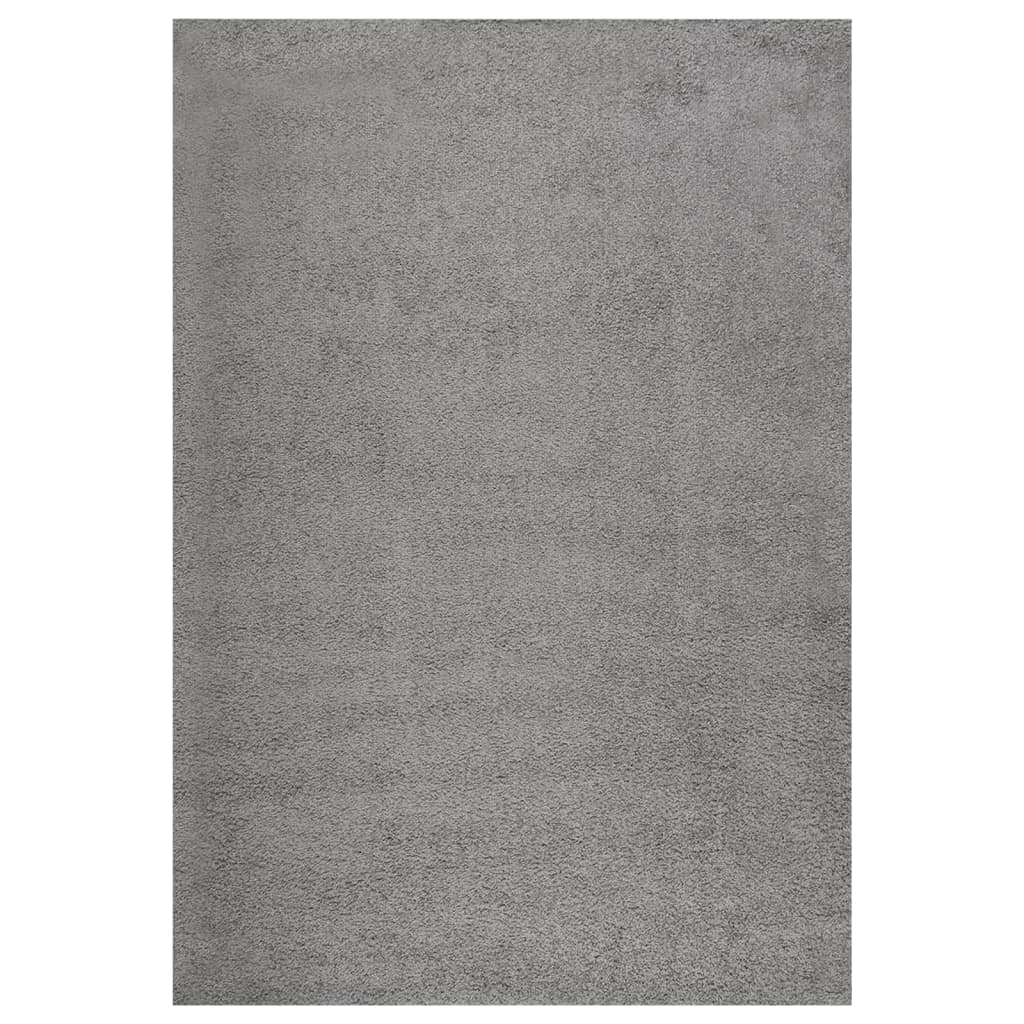 vidaXL Vloerkleed shaggy hoogpolig 80x150 cm zwart