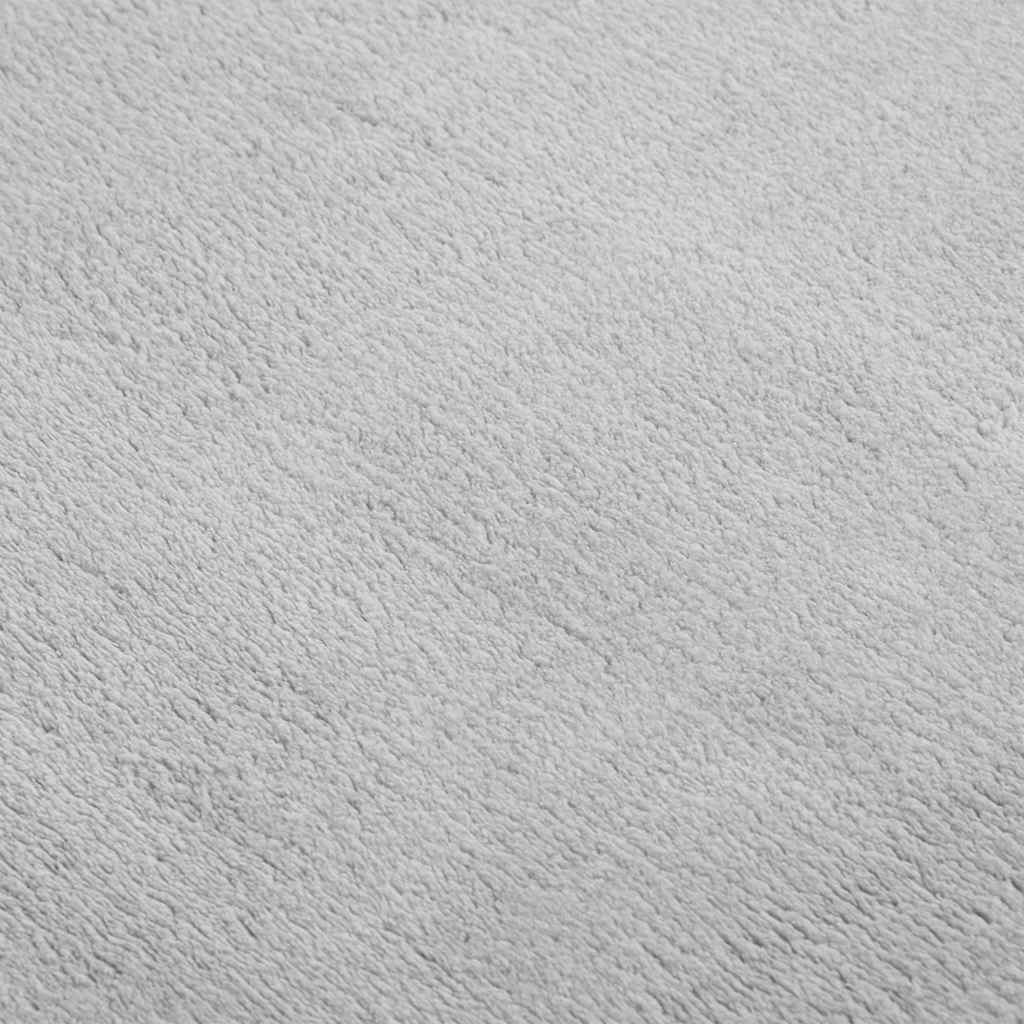 vidaXL Vloerkleed wasbaar korte pool anti-slip 160x230 cm zwart