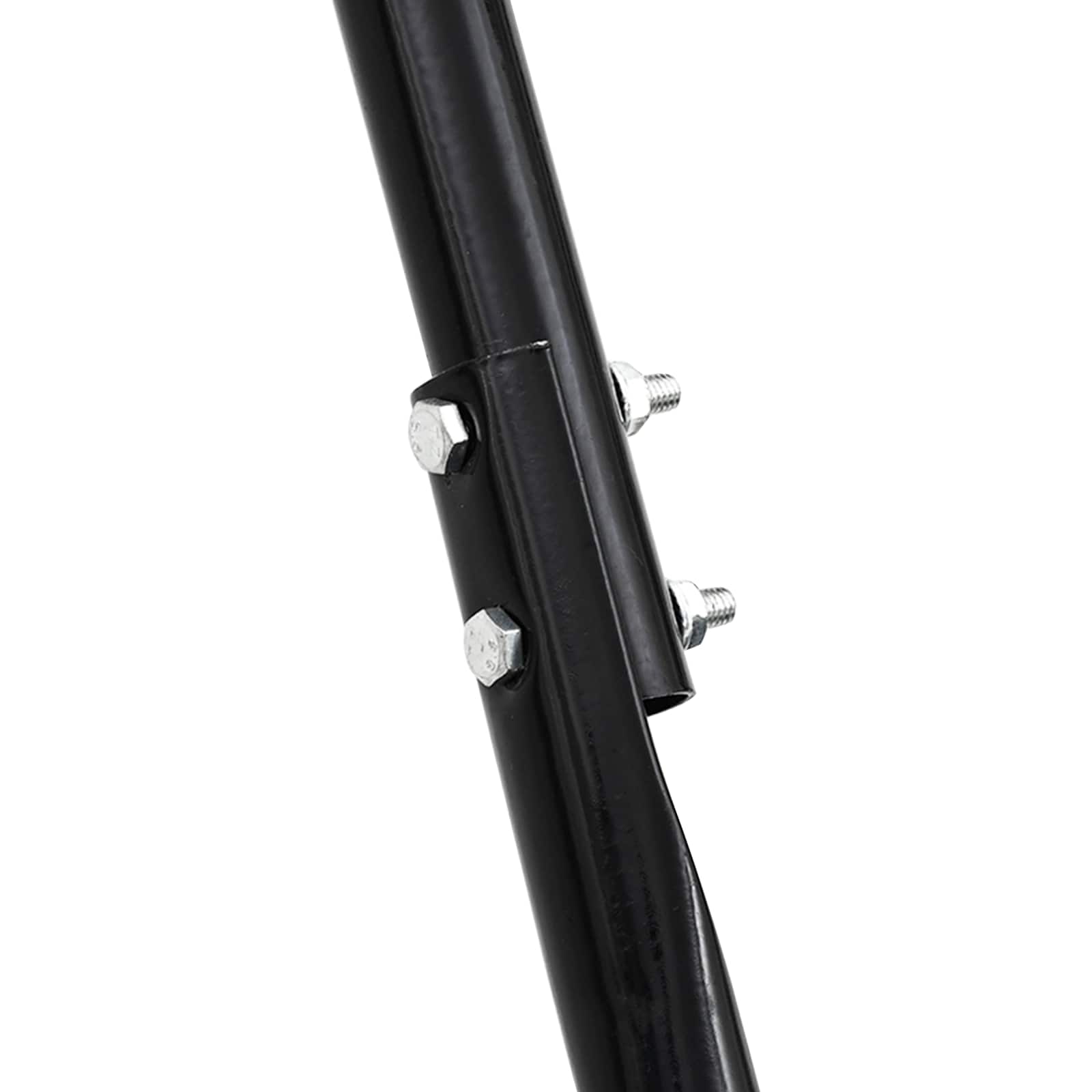 vidaXL Grasroller Trek met Beluchter Klemmen Zwart 110 x 52 cm IJzer