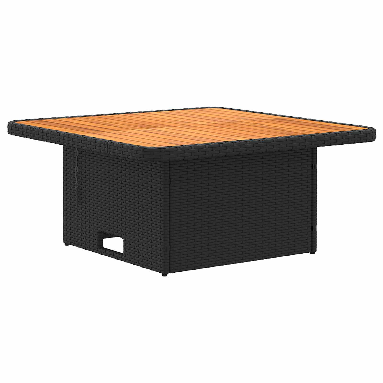 vidaXL Meubelsets met kussen 4 pcs Zwart PE Rattan