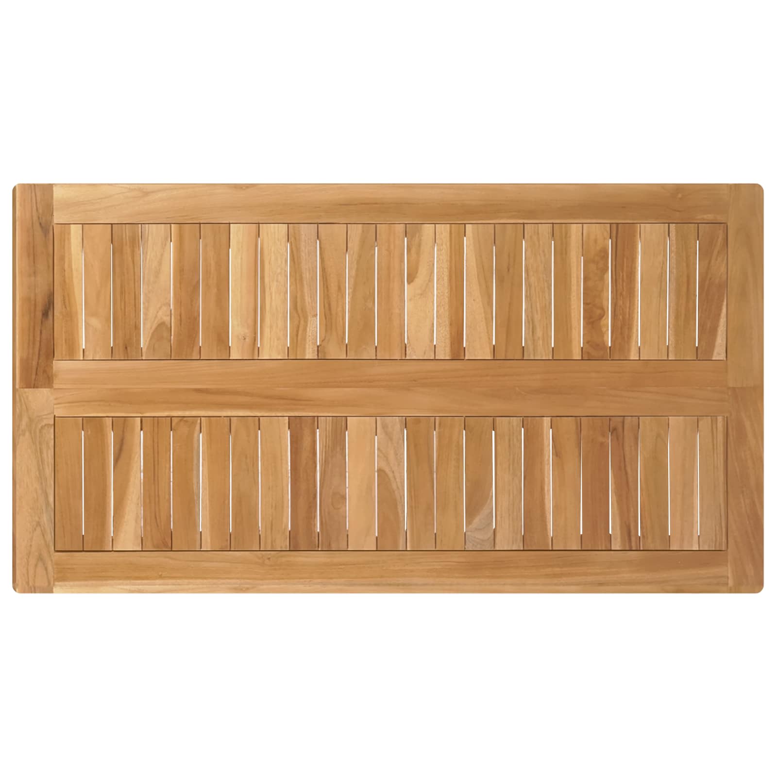 vidaXL Buitenbarset 5 pcs Onbehandeld Massief Teakhout