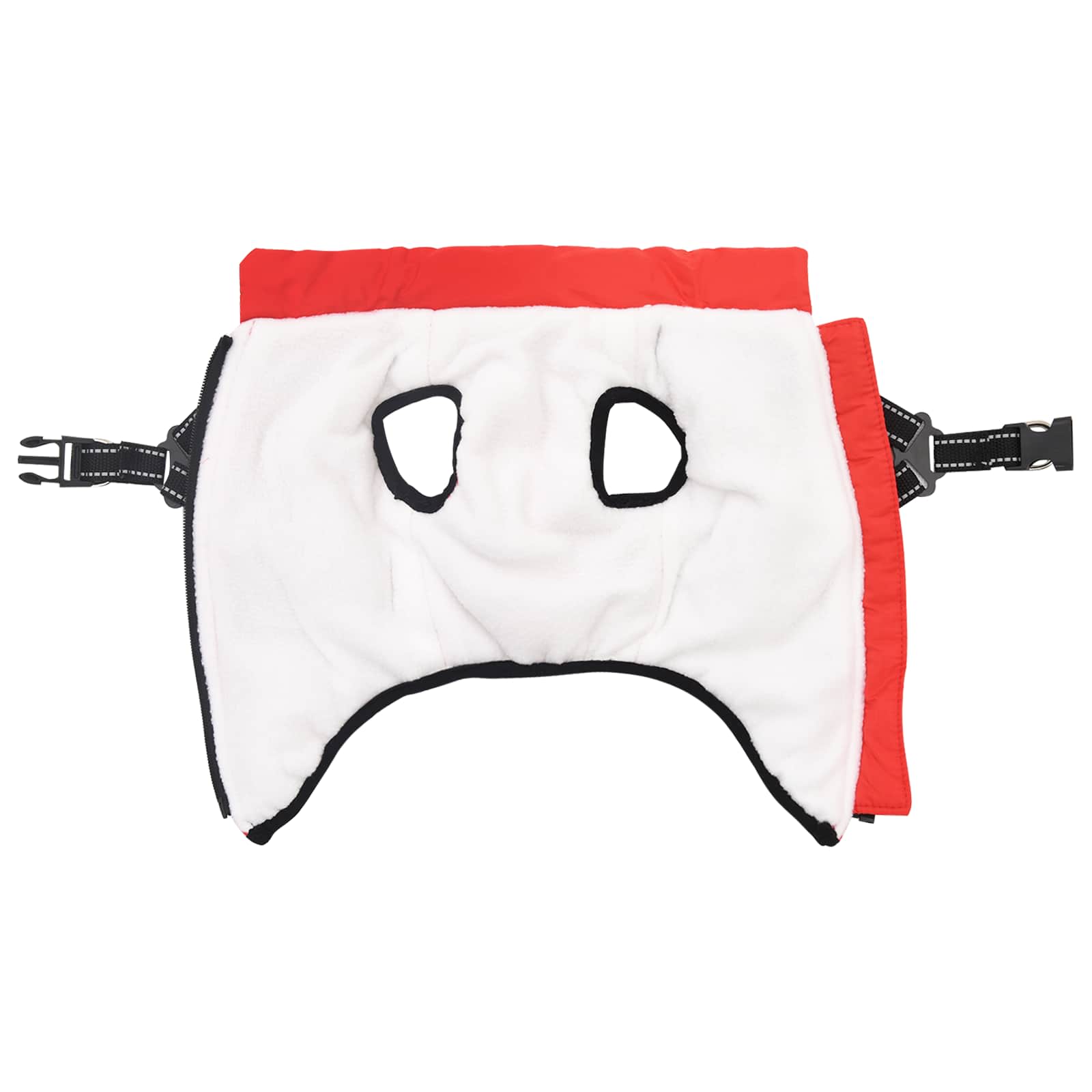 vidaXL Hondenjas Rood L24 Fleece en polyester