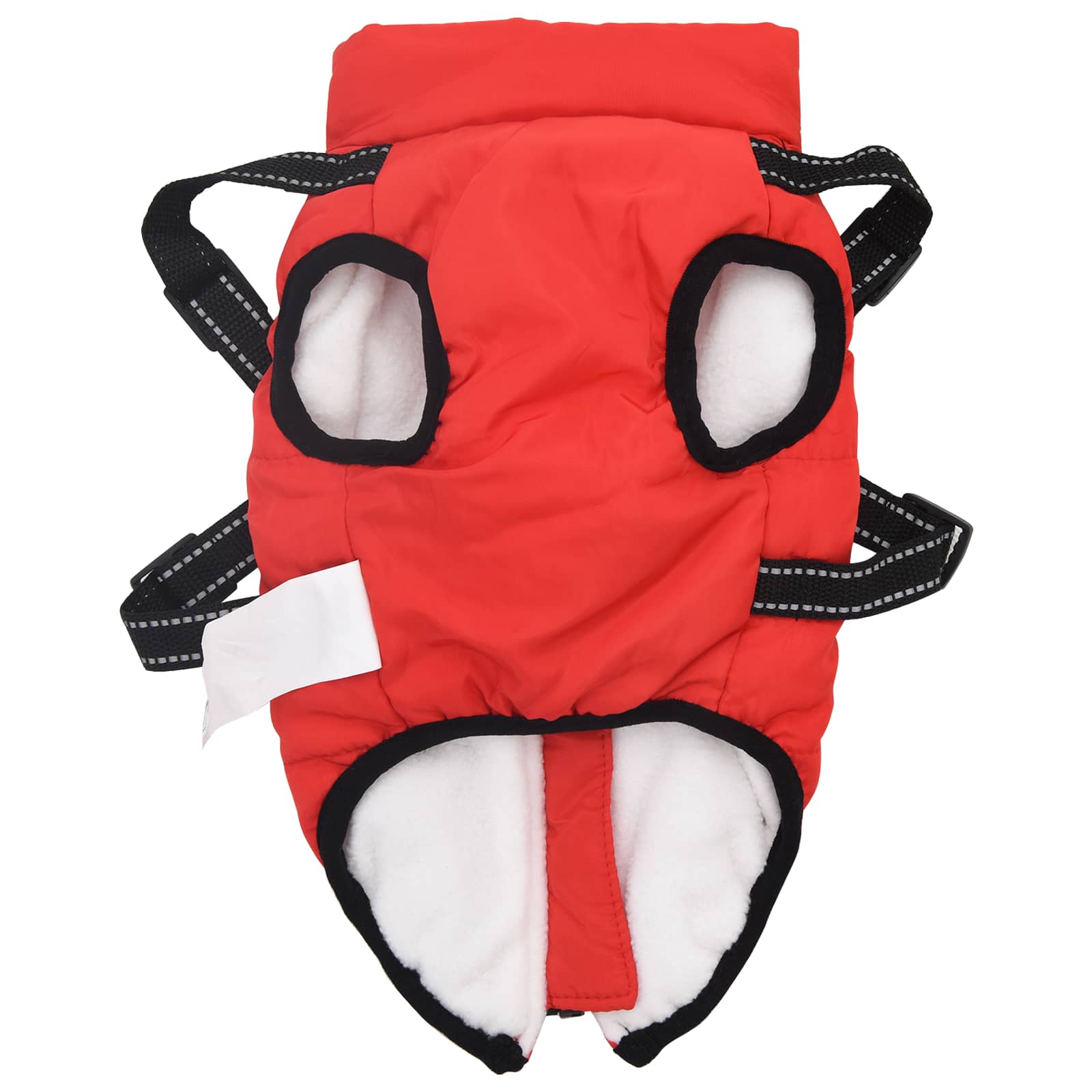 vidaXL Hondenjas Rood L24 Fleece en polyester