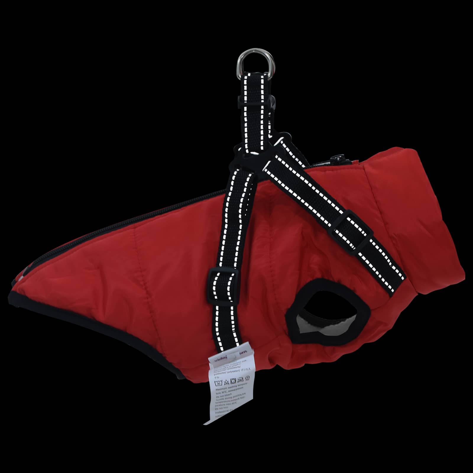 vidaXL Hondenjas Rood L24 Fleece en polyester