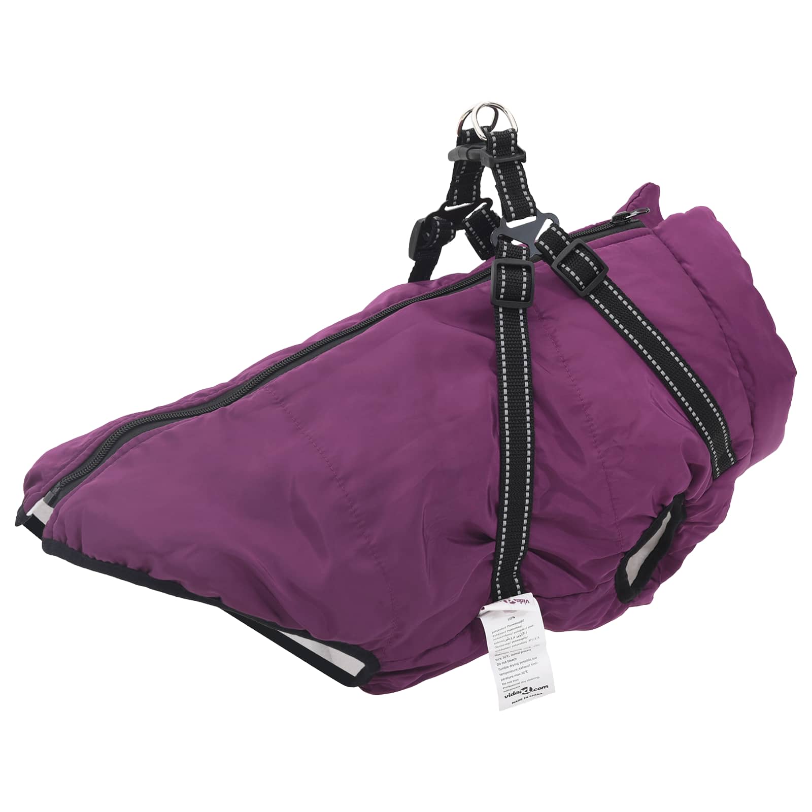 vidaXL Hondenjas Rood L24 Fleece en polyester