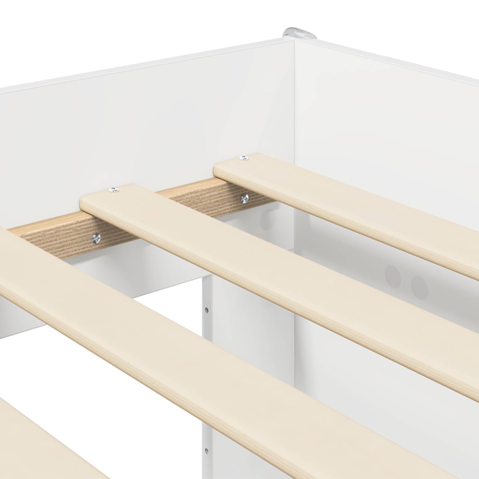 vidaXL Hoge Bed Frame met Bureau voor Kinderen Betongrijs 80 x 200 cm