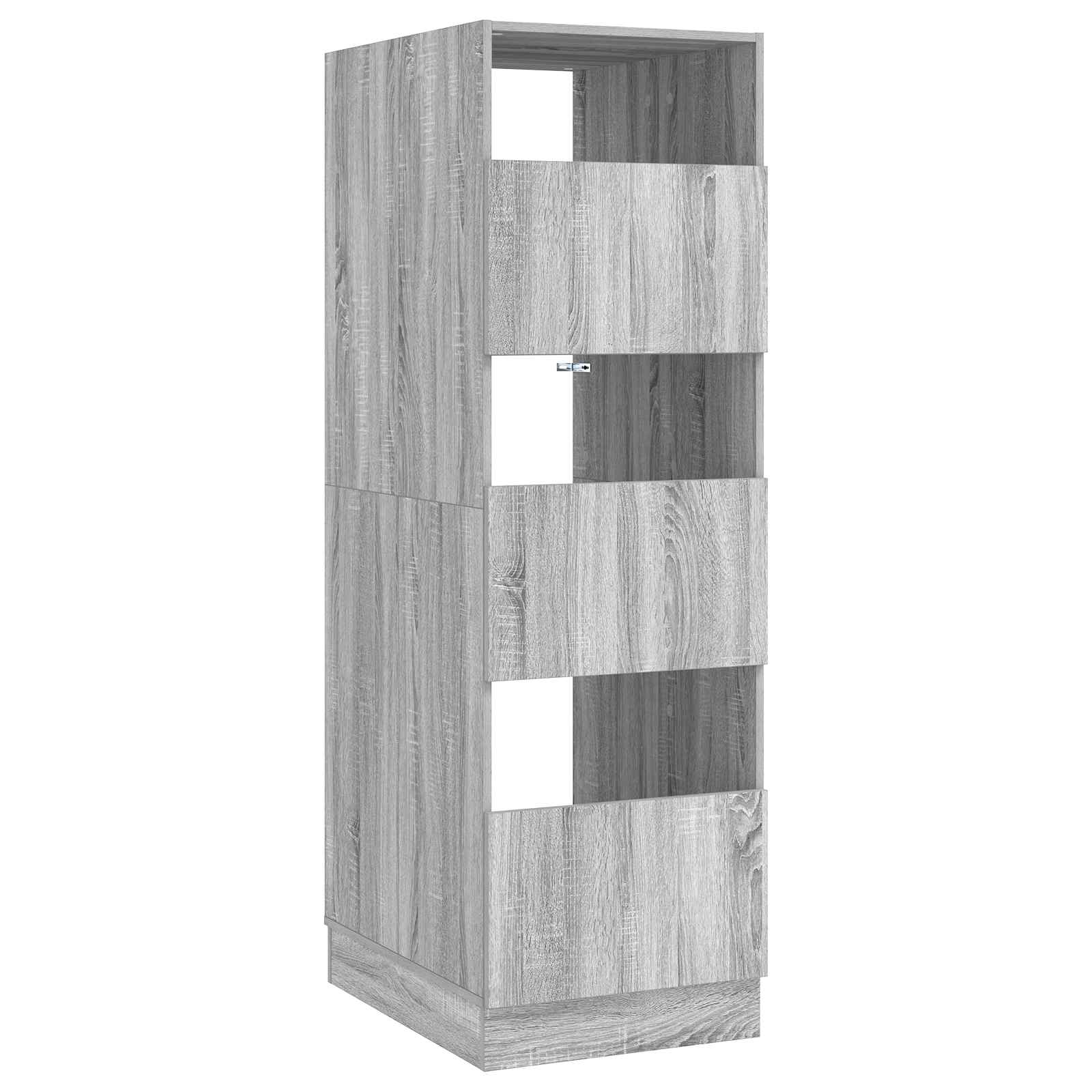 vidaXL Wasmeubel met opslag met de deur Wit Bewerkt hout