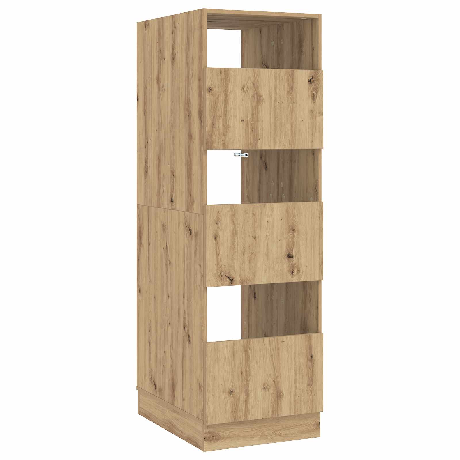 vidaXL Wasmeubel met opslag met de deur Wit Bewerkt hout