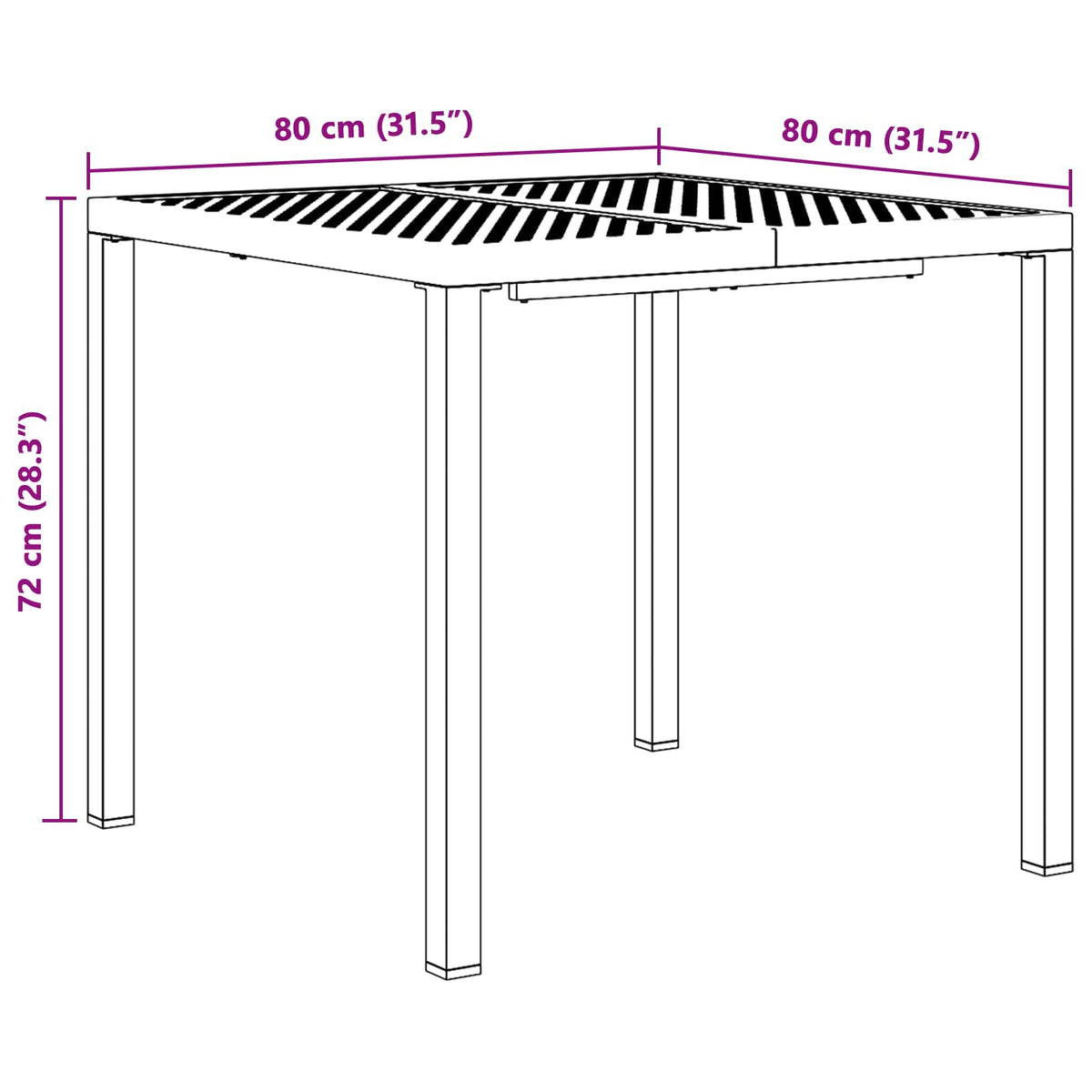 vidaXL Buitenmeubelset 3 st Antracietkleurig Staal