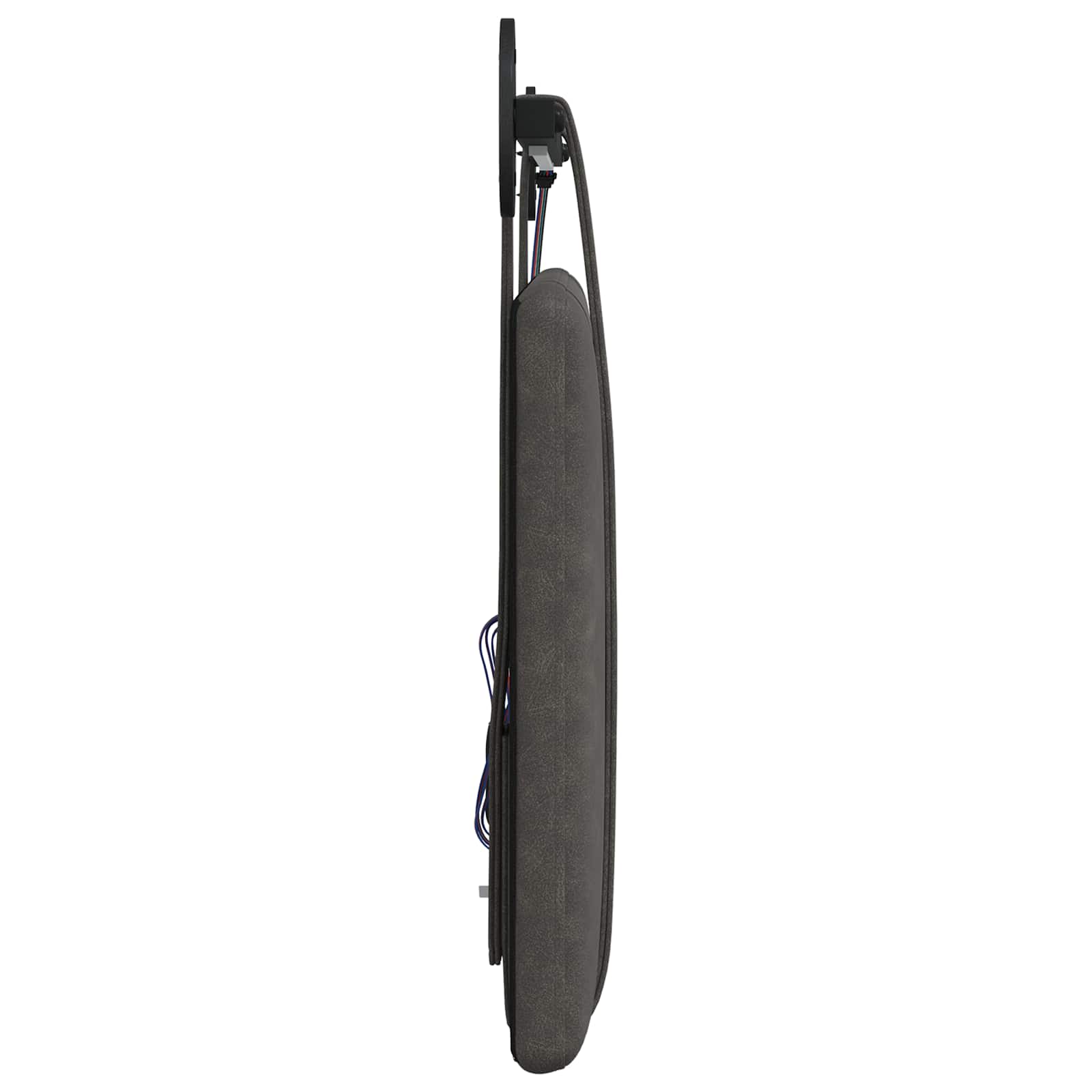 vidaXL Hangend Hoofdeinde Glanzend Bruin 100 x 55 x 5 cm Antiek PU